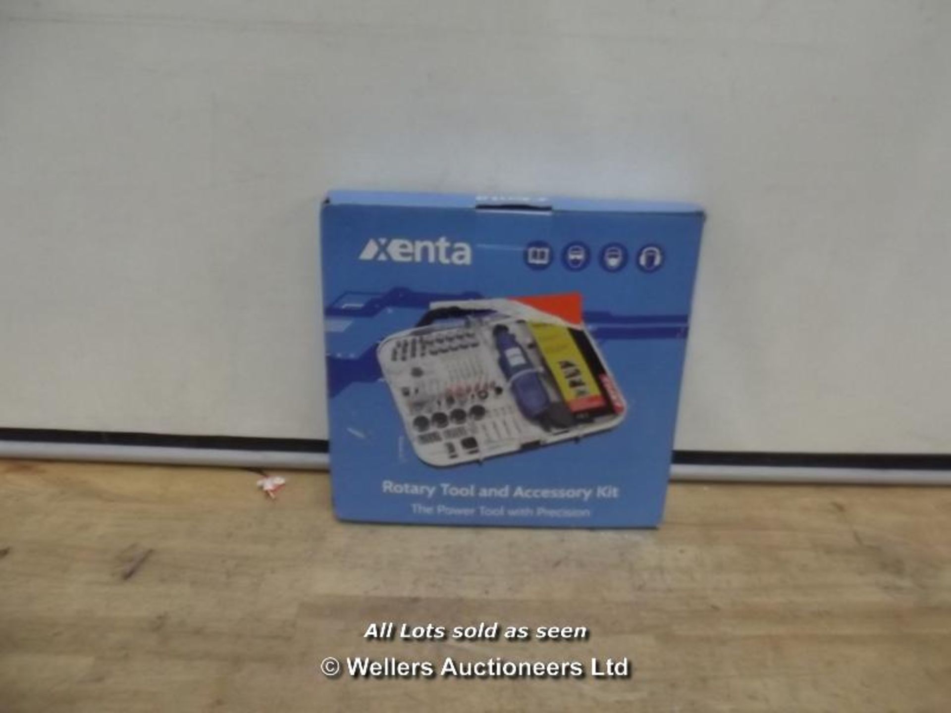 XENTA 163 PIECE ROTARY TOOL AND ACCESSORY KIT / GRADE: RETURNS / BOXED (DC3) [MK290715]