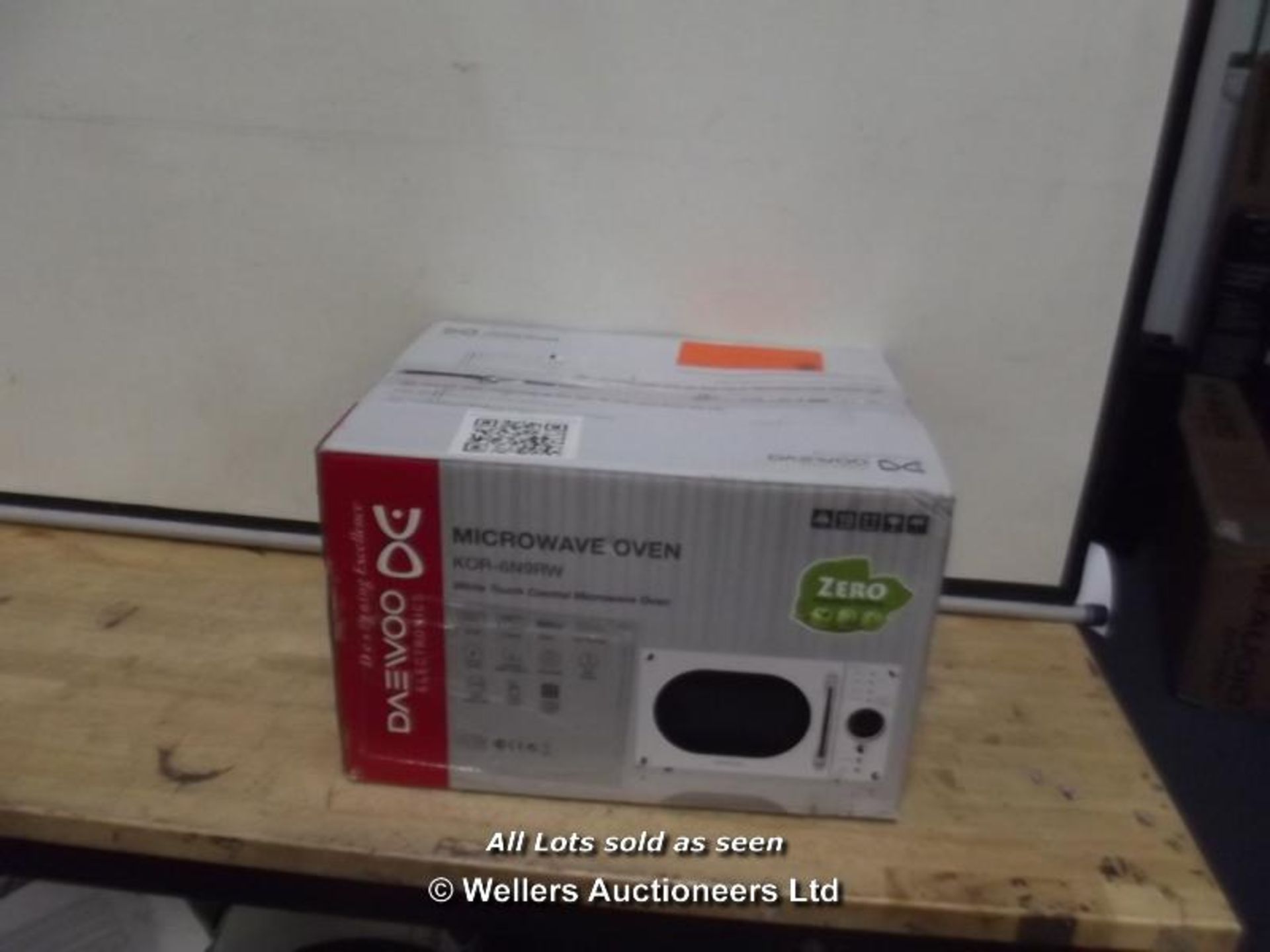 DAEWOO KOR6N9RW WHITE MICROWAVE / GRADE: RETURNS / BOXED (DC4) [MK290715]