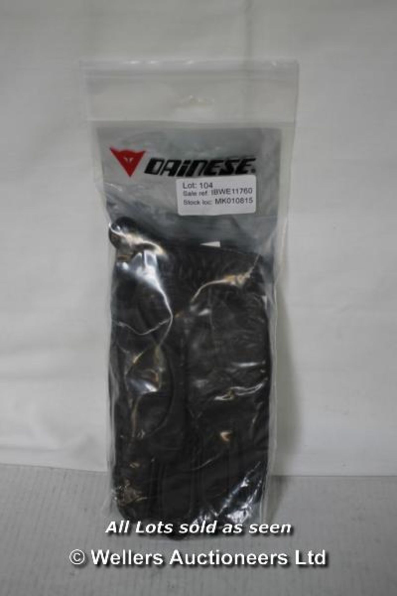 XXL DAINESE BLACK GLOVES / GRADE: UNCLAIMED PROPERTY / UNBOXED (DC2){YT00749495GB-AUTO}[MK010815] - Image 2 of 2