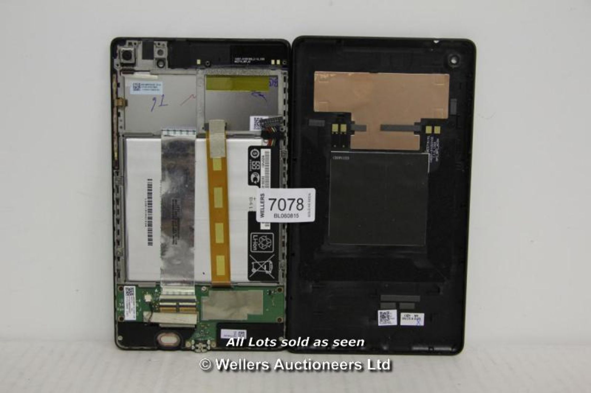 ASUS NEXUS 7 2 TABLET / WITHOUT OPERATING SYSTEM O/S / WITH BATTERY / WITHOUT CHARGER / MISSING - Image 2 of 2