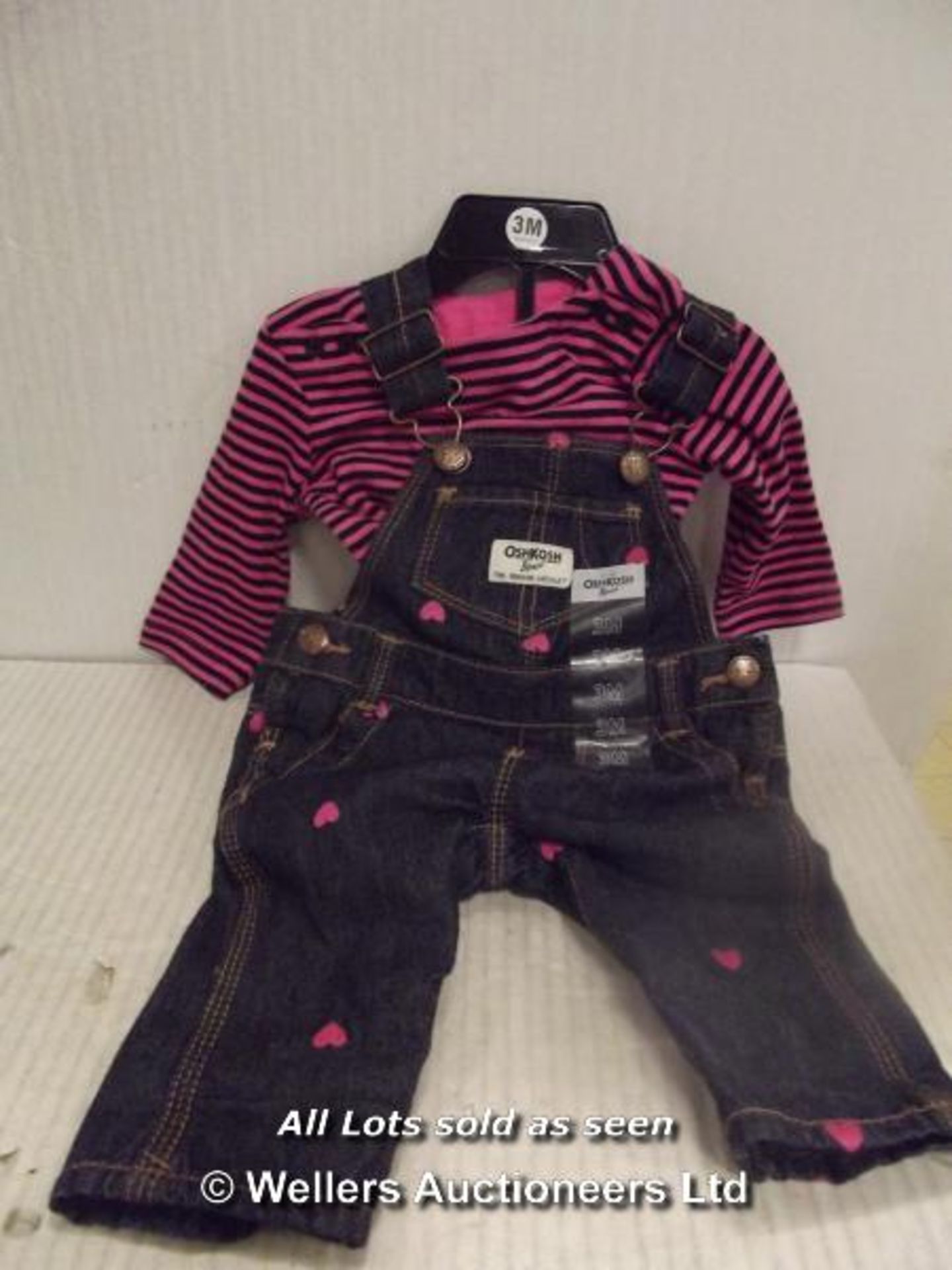 5X OSHKOSH DUNGAREE OUTFITS (CHILDREN) / GRADE: RETURNS / UNBOXED (DC2) {#90815 [BL090815-9238} - Image 2 of 2