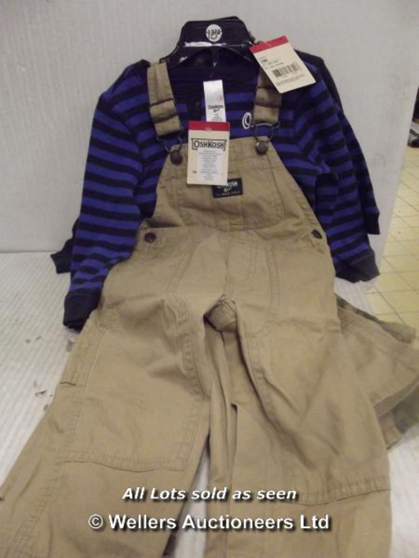 5X OSHKOSH DUNGAREE OUTFITS (CHILDREN) / GRADE: RETURNS / UNBOXED (DC2) {#90815 [BL090815-9238}