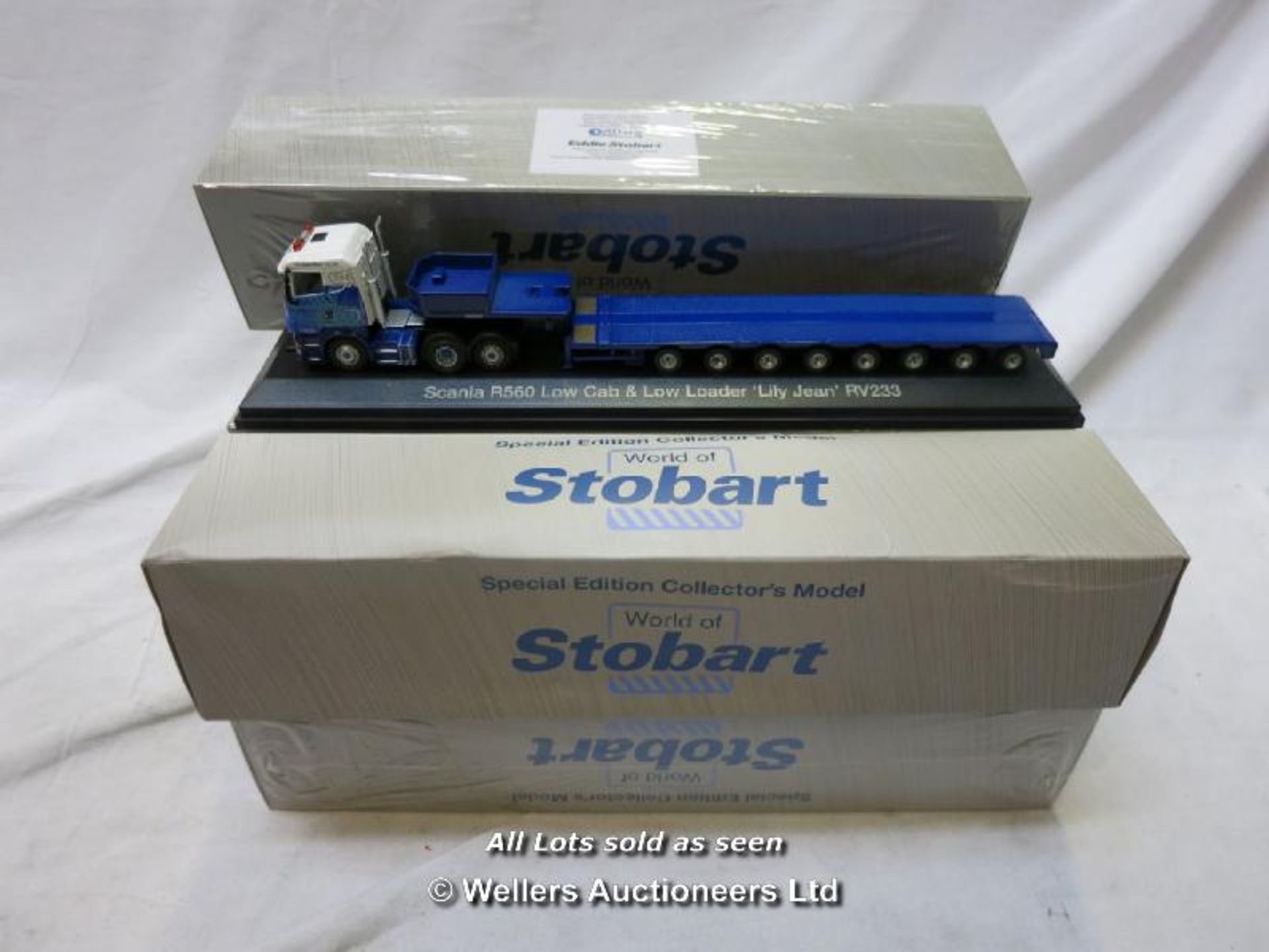 6X  MAINLY SEALED ATLAS EDITIONS WORLD OF STOBART 1:76 COLLECTORS MODELS SCANIA LOW CAB AND LOW