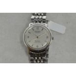 Gentlemen's Seiko Sea Horse bracelet watch, circular silver coloured dial, baton and quarterly