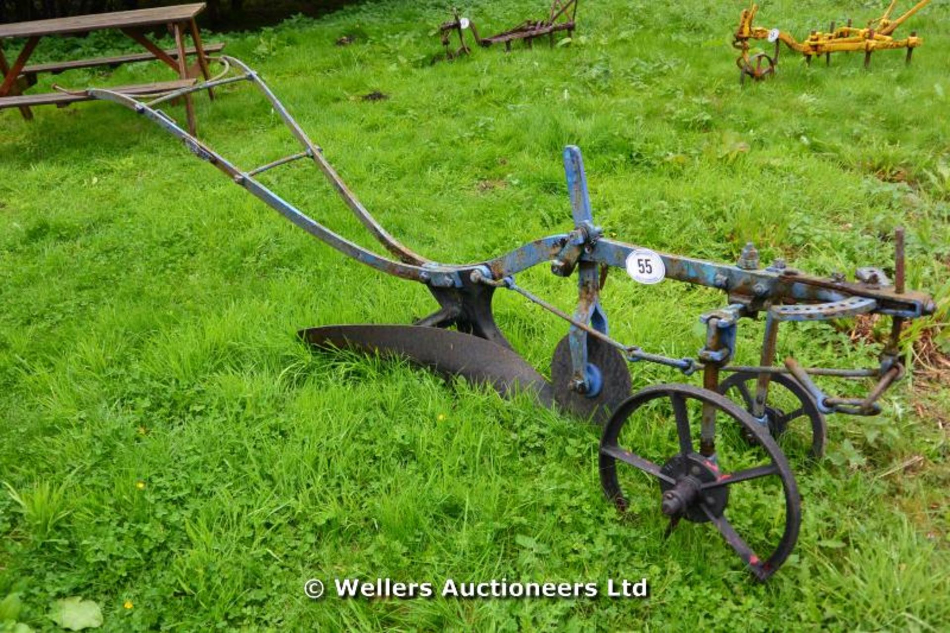 COOKE AND SONS OF LINCOLN HORSE DRAWN SINGLE FURROW PLOUGH