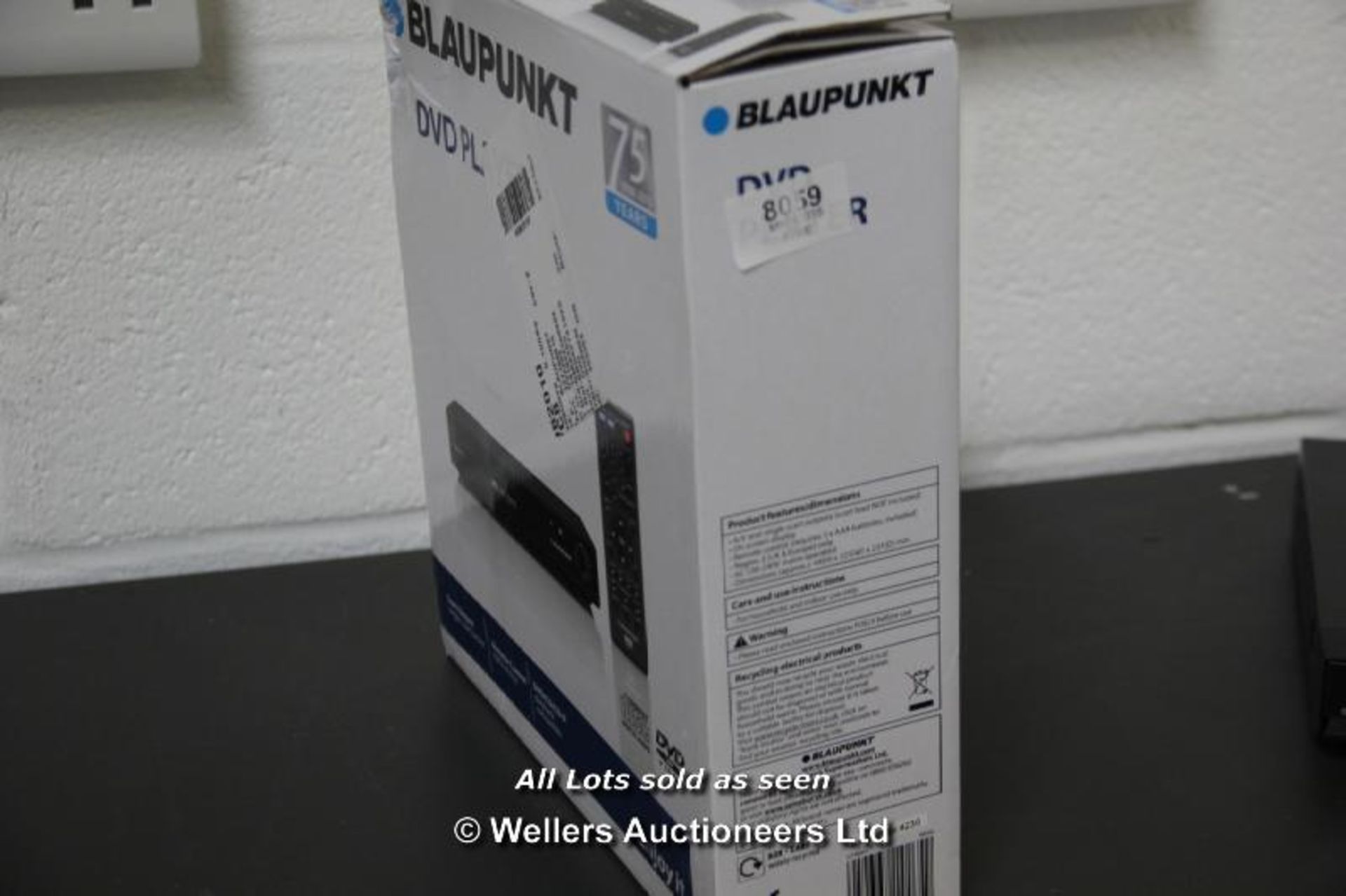BLAUPUNKT DV2202 DVD PLAYER / BRANDED BOX / GRADE: RETURNS / BOXED (DC2) [C24](4082010)