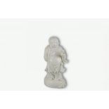 A Chinese Blanc de Chine porcelain figure, 19cm high
