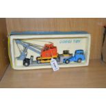 A Corgi toy Machinery Carrier with Bedford tractor unit and Priestman Cub Shovel, Gift set No27,