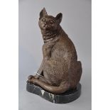 Sitting Cat, 18cm x 30cm x 16cm, 4.8kg