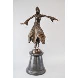 Persian Dancer with a pointed hat, 33cm x 56cm x 19cm  10KG
