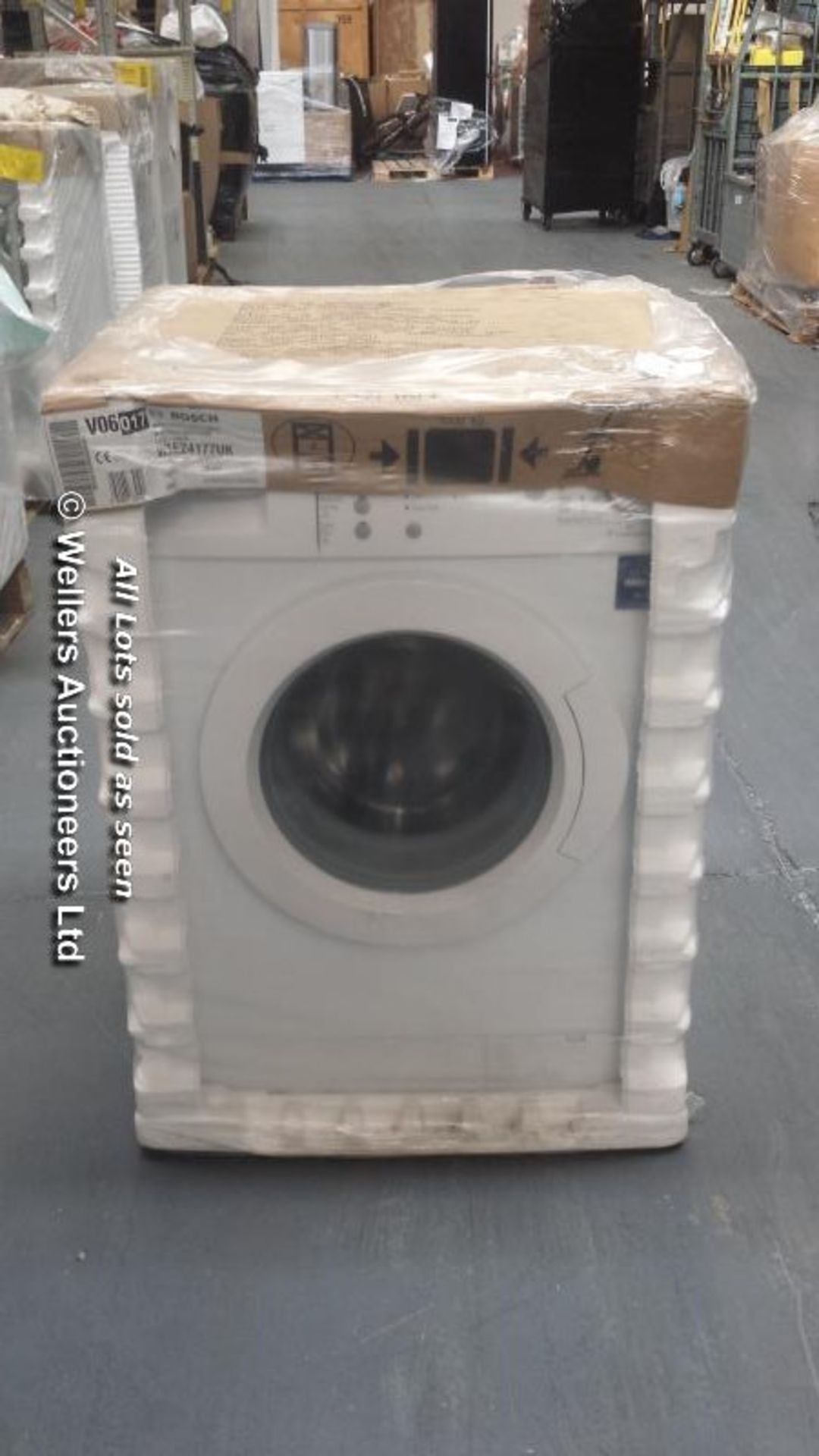 BOSCH WAE24177UK WASHING MACHINE, 7KG LOAD, A+++ ENERGY RATING, 1200RPM SPIN, WHITE / GRADE: BRAND - Image 2 of 2