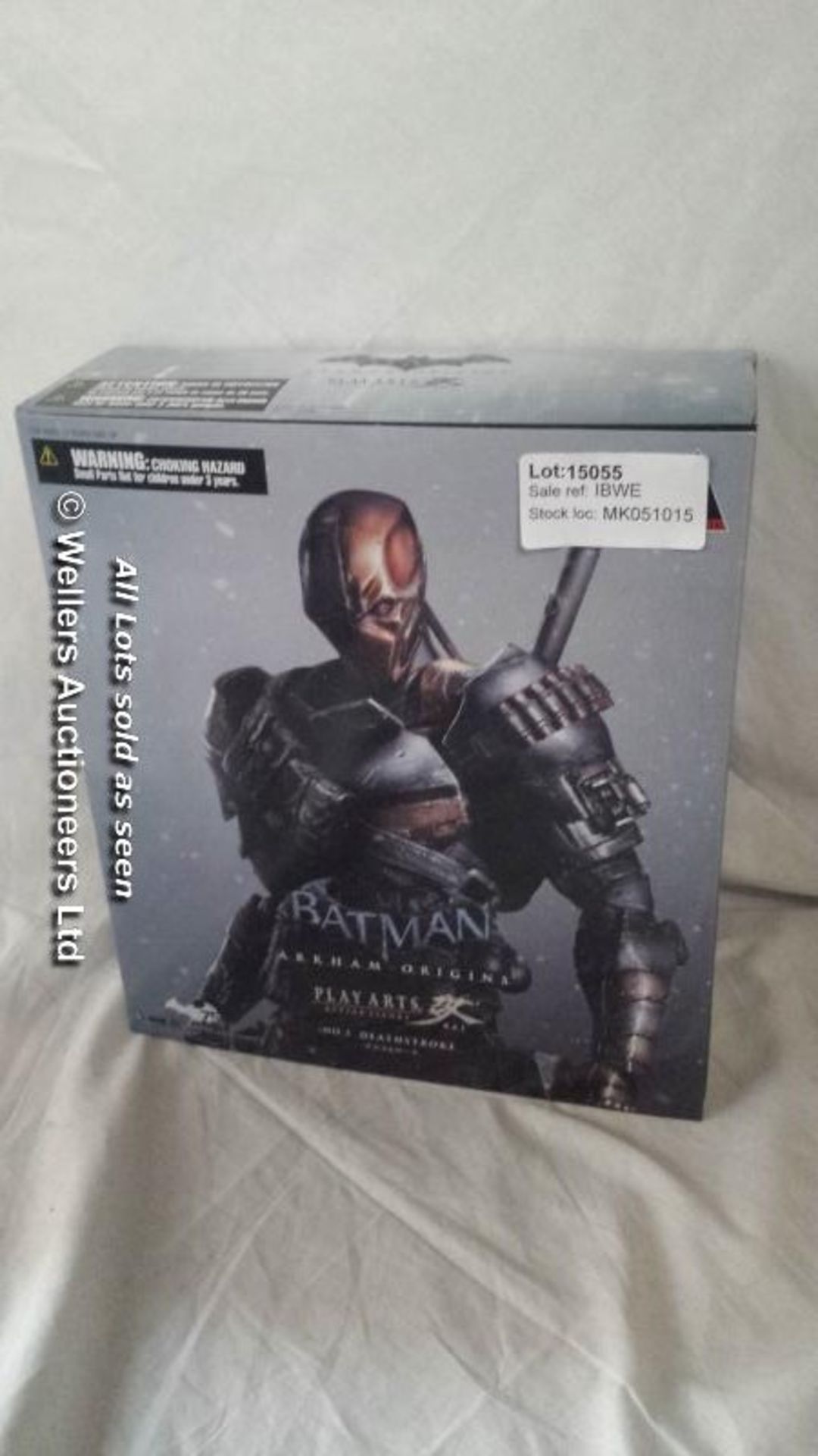 BATMAN: ARKHAM ORIGINS PLAYARTS DEATHSTROKE NO.2 ACTION FIGURE (THIS LOT IS FOR DELIVERY ONLY) /