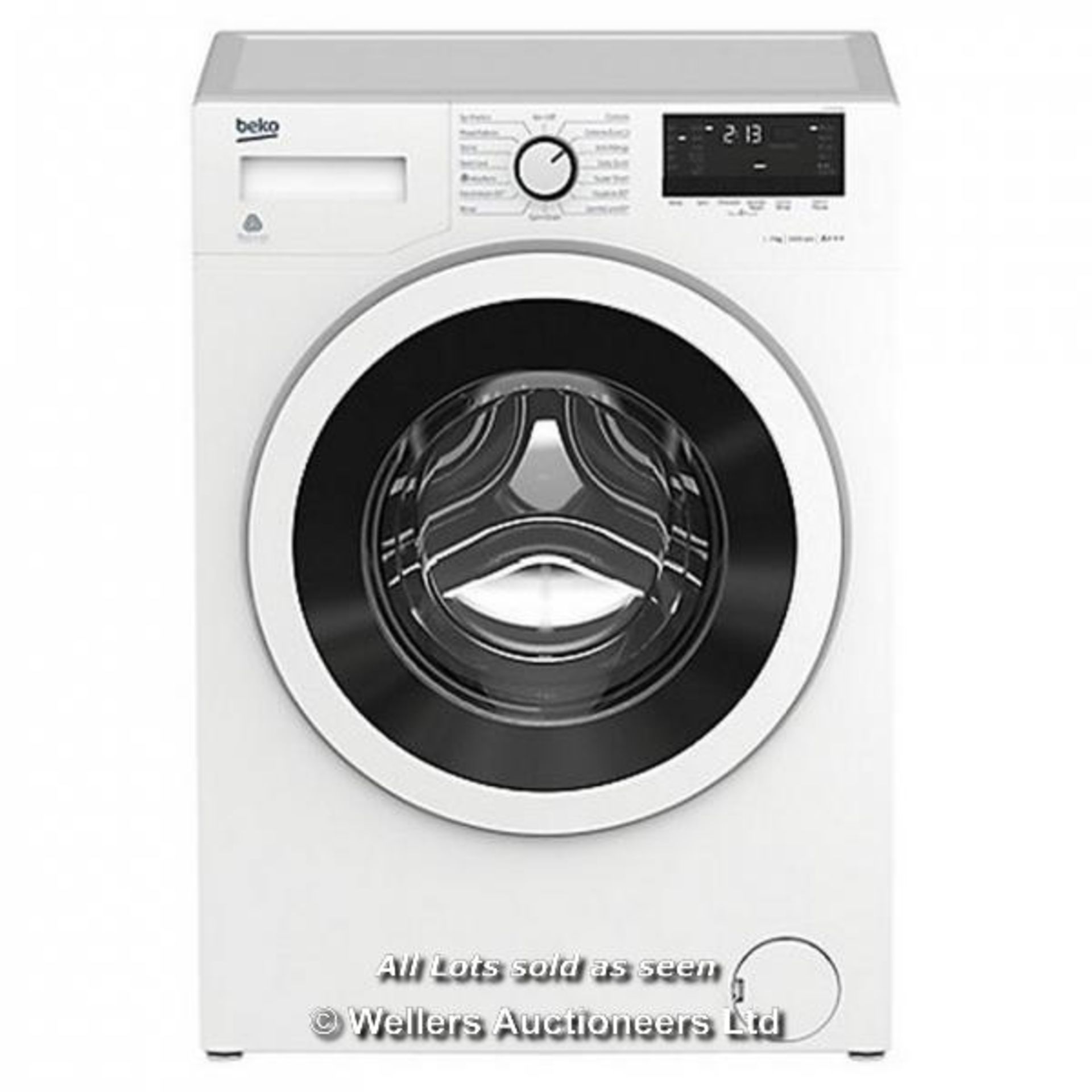 BEKO WY74242W FREESTANDING WASHING MACHINE, 7KG LOAD, A+++ ENERGY RATING, 1400RPM SPIN - RRP �