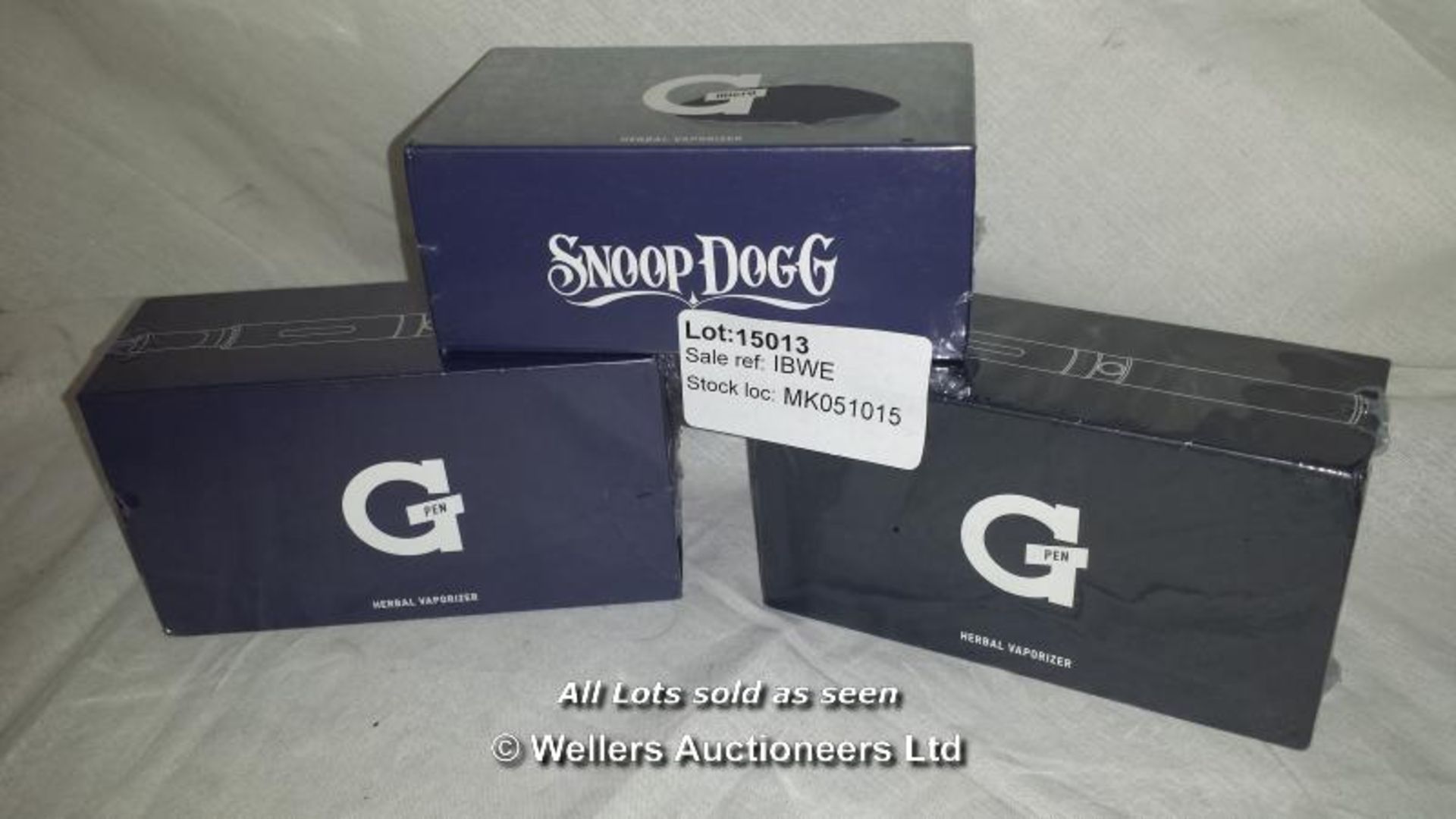 3X SNOOP DOGG G-PEN HERBAL VAPORIZERS INCLUDING 1 X MICRO (THIS LOT IS FOR DELIVERY ONLY) / GRADE: