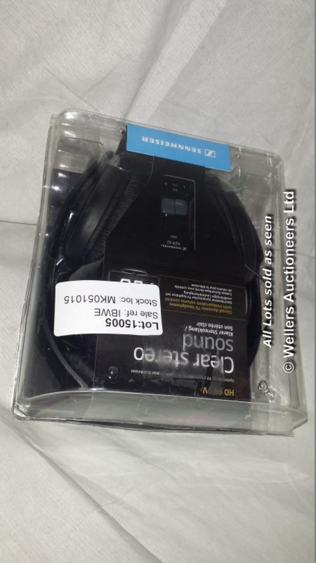 SENNHEISER HD65TV CLEAR STEREO SOUND OVEREAR HEADPHONES (THIS LOT IS FOR DELIVERY ONLY) / GRADE: