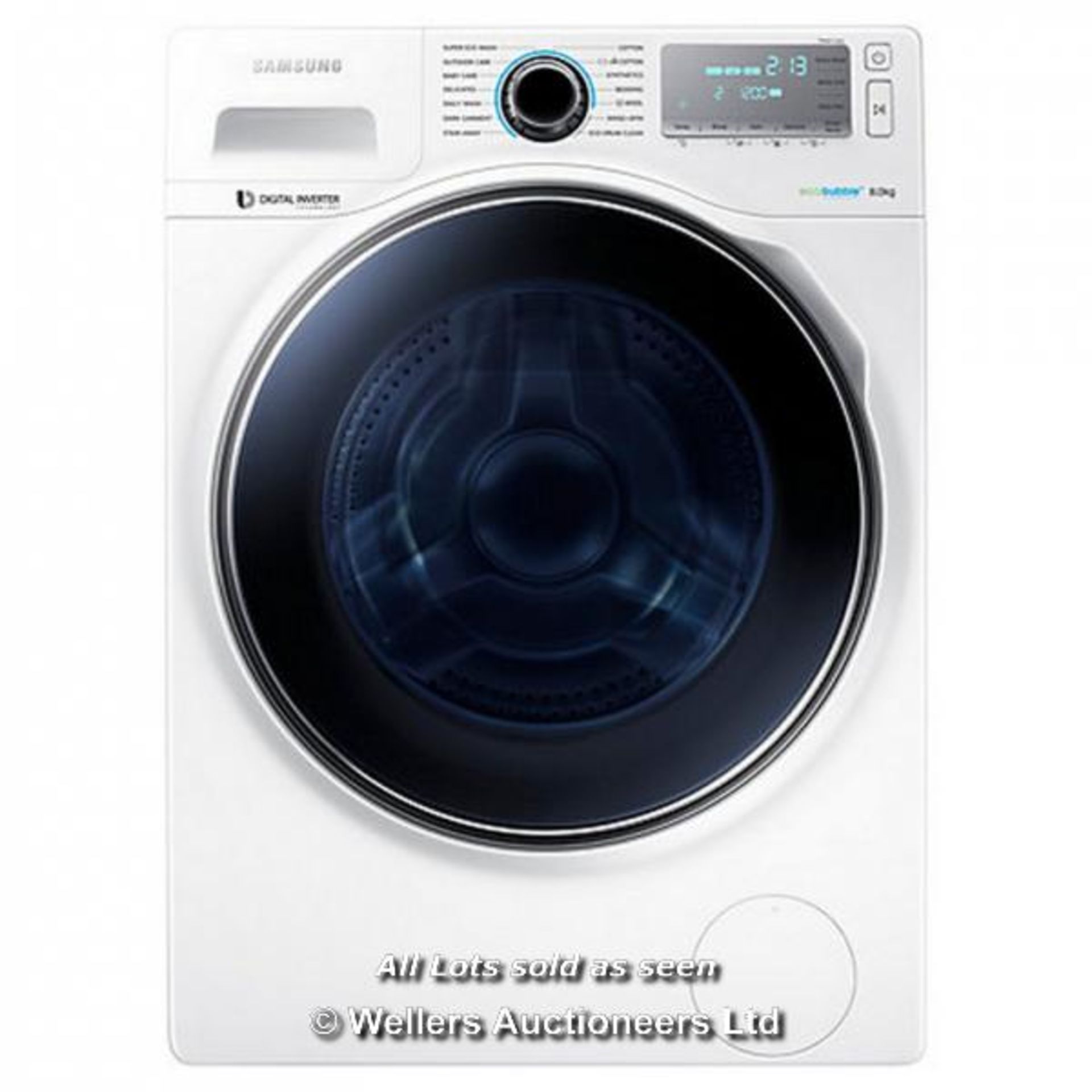 SAMSUNG WW80H7410EW FREESTANDING WASHING MACHINE, 8KG LOAD, A+++ ENERGY RATING, 1400RPM SPIN,