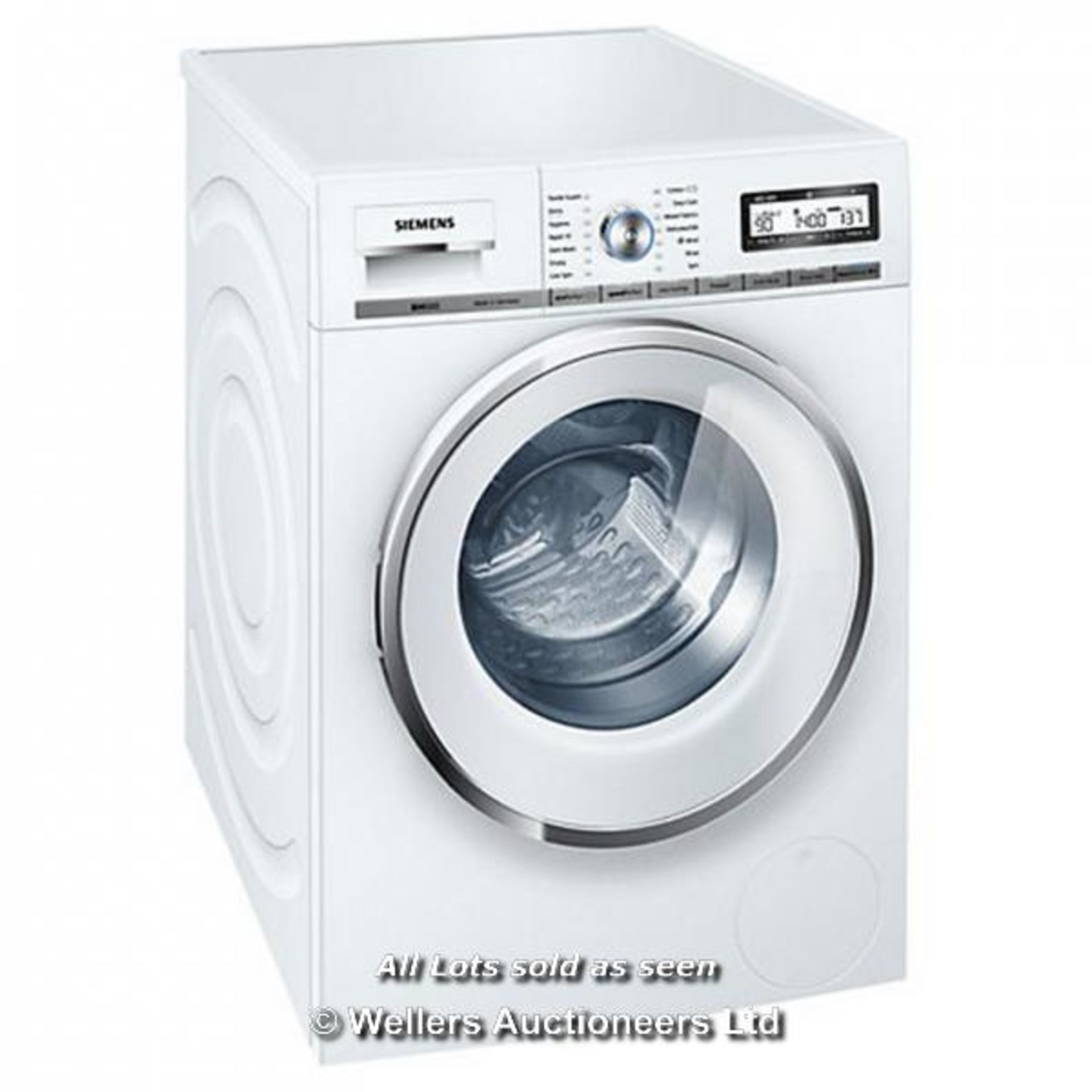 SIEMENS WM14Y591GB FREESTANDING WASHING MACHINE, 8KG LOAD, A+++ ENERGY RATING, 1400RPM SPIN