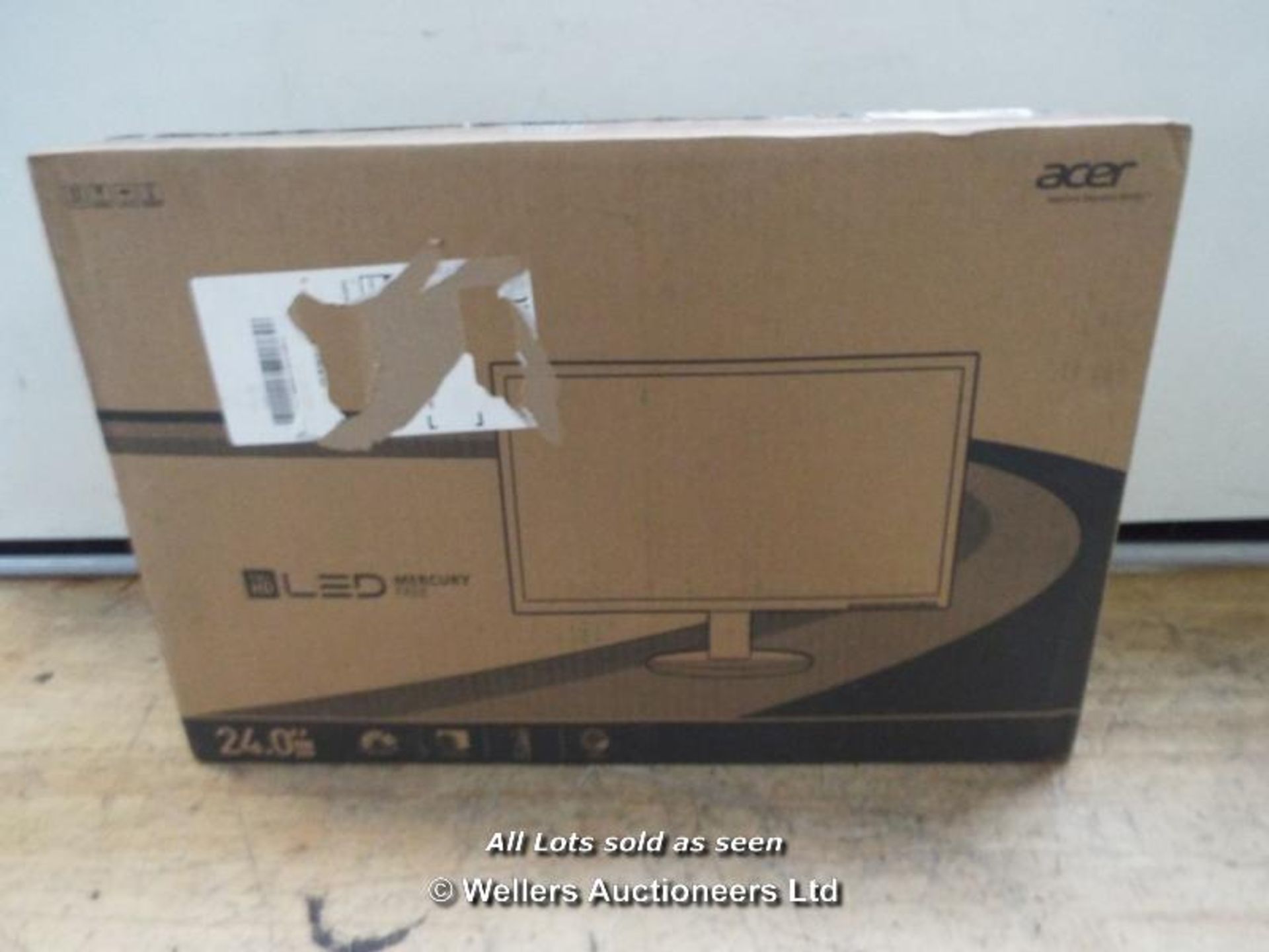 ACER K242HLABID 24" LED DVI HDMI MONITOR  / GRADE: RETURNS / BOXED (DC4) [MK081015]