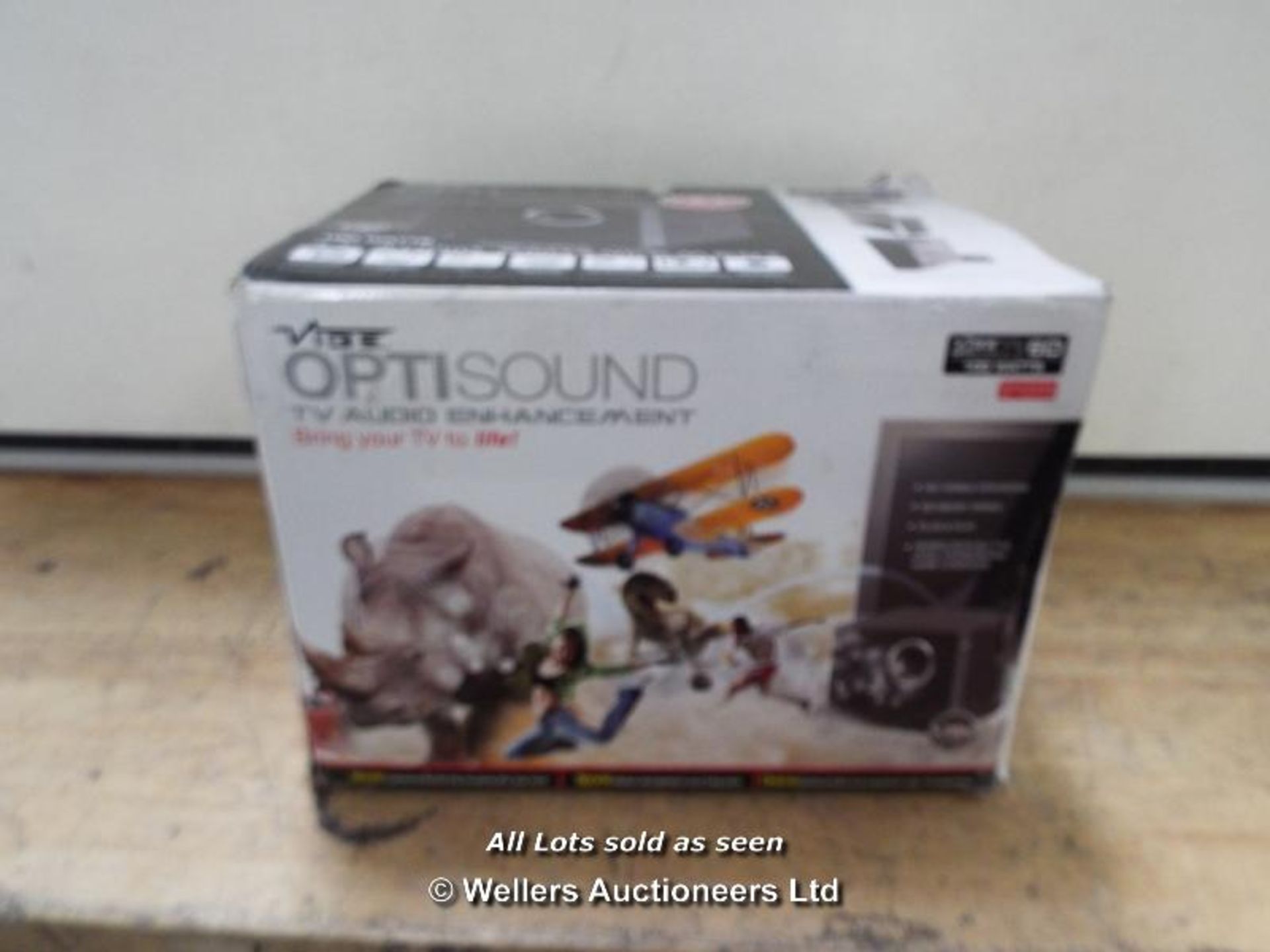 VIBE OPTISOUND 6 INCH TV SUBWOOFER 100W  / GRADE: RETURNS / BOXED (DC3) [MK081015]