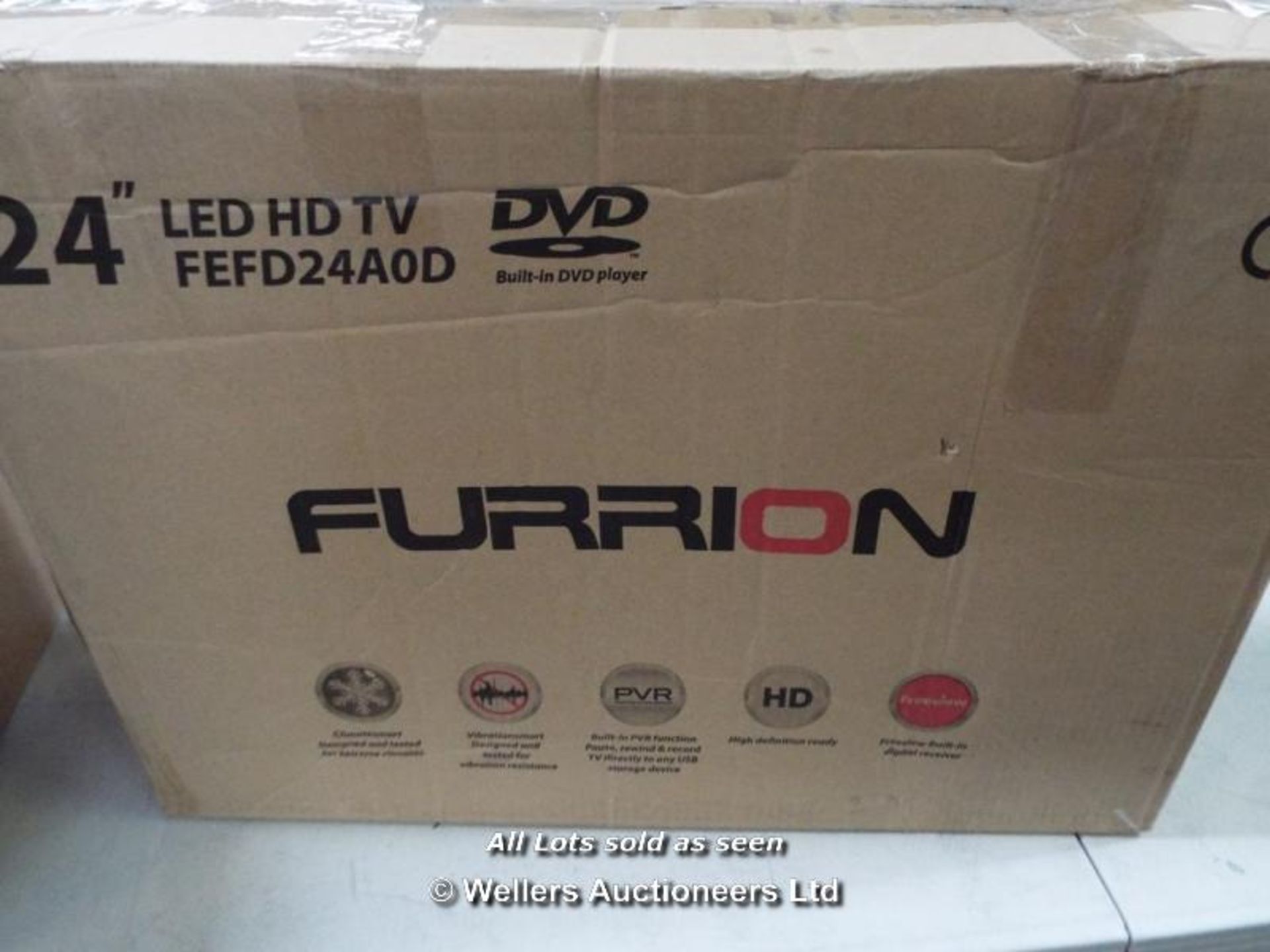 FURRION  24" LED HD TV  / GRADE: RETURNS / BOXED (DC4) [MK081015]