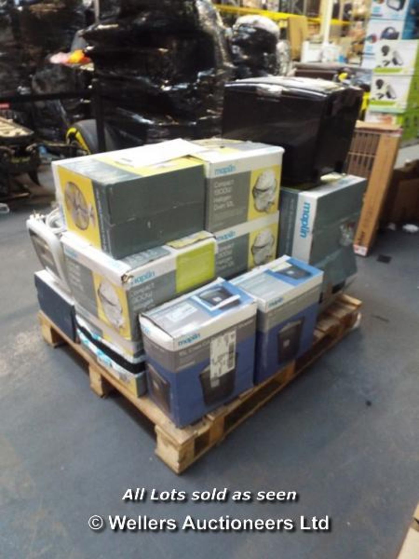 MIXED PALLET OF 15X ITEMS INCLUDING  12L HALOGEN COMPACT OVEN , 15L  CROSS CUT PAPER AND CD SHREDER, - Image 2 of 3