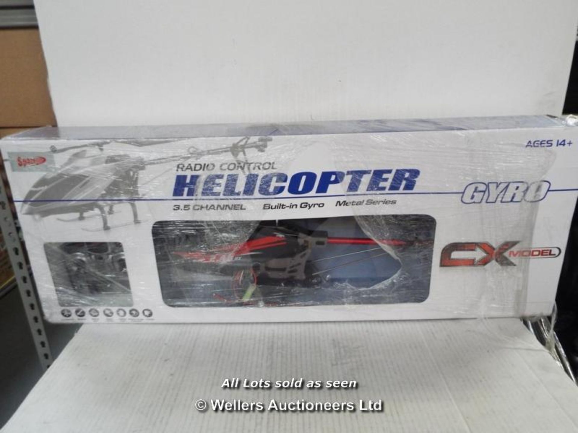 3CH 2.4GHZ U12 HELICOPTER N49QN / GRADE: RETURNS / BOXED (DC3) [AISLE 19]