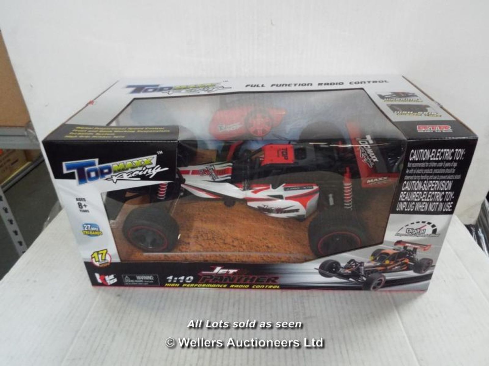 RADIO CONTROLLED JET PANTHER ELECTRIC OFF-ROAD BUGGY 1:10 N86DQ / GRADE: RETURNS / BOXED (DC3) [