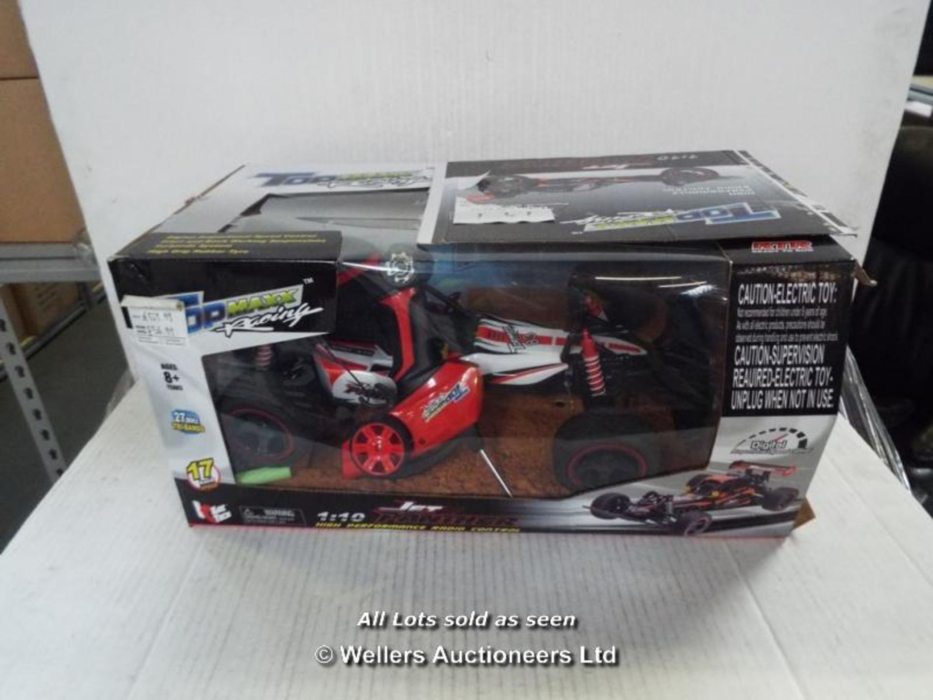 RADIO CONTROLLED JET PANTHER ELECTRIC OFF-ROAD BUGGY 1:10 N86DQ / GRADE: RETURNS / BOXED (DC3) [