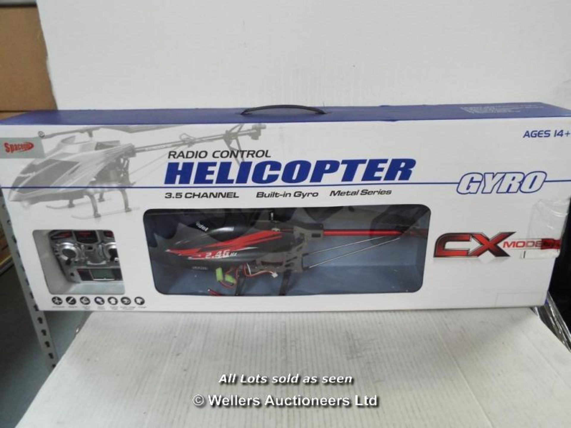 3CH 2.4GHZ U12 HELICOPTER N49QN / GRADE: RETURNS / BOXED (DC3) [AISLE 19]