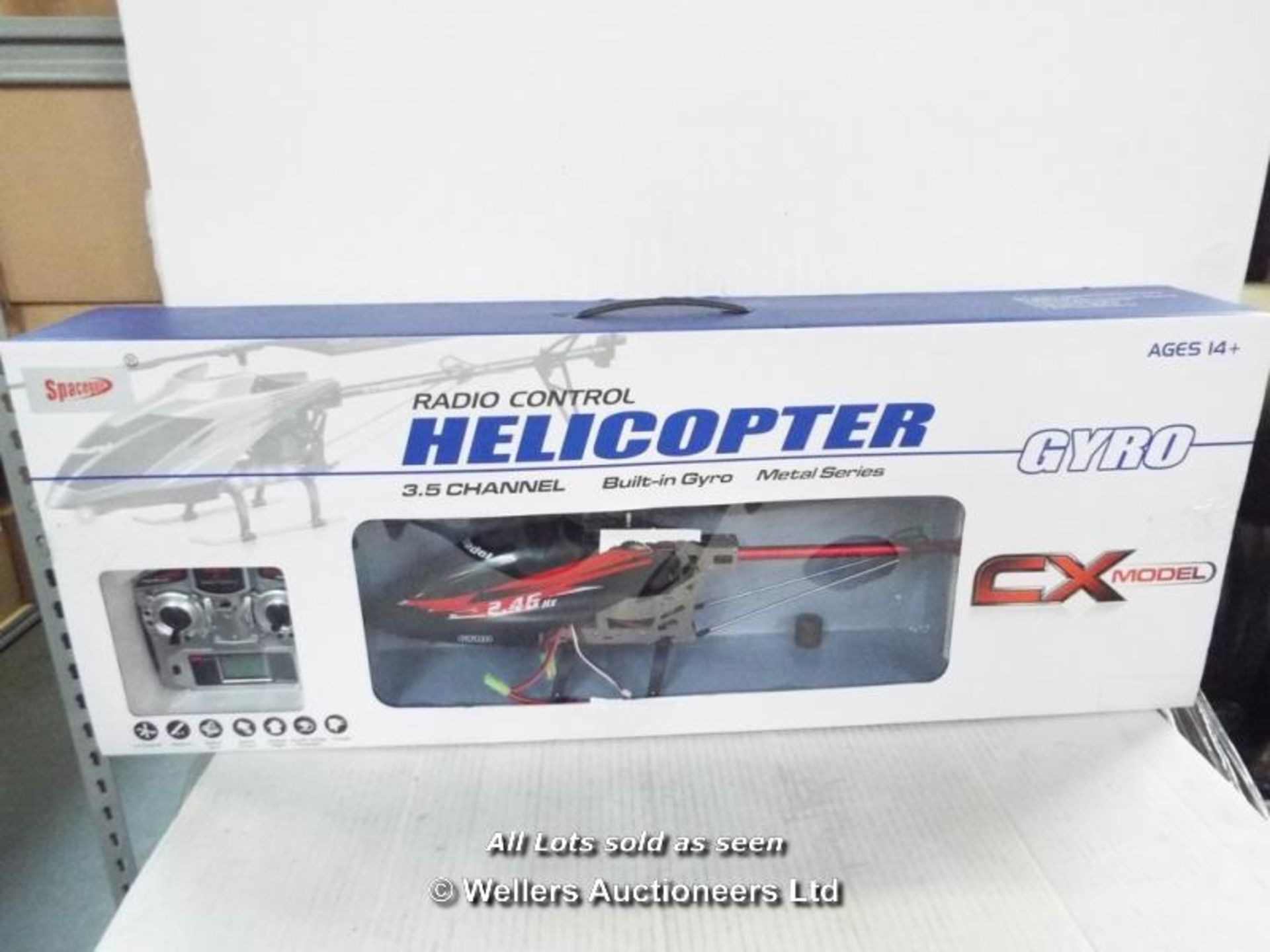 3CH 2.4GHZ U12 HELICOPTER N49QN / GRADE: RETURNS / BOXED (DC3) [AISLE 19]