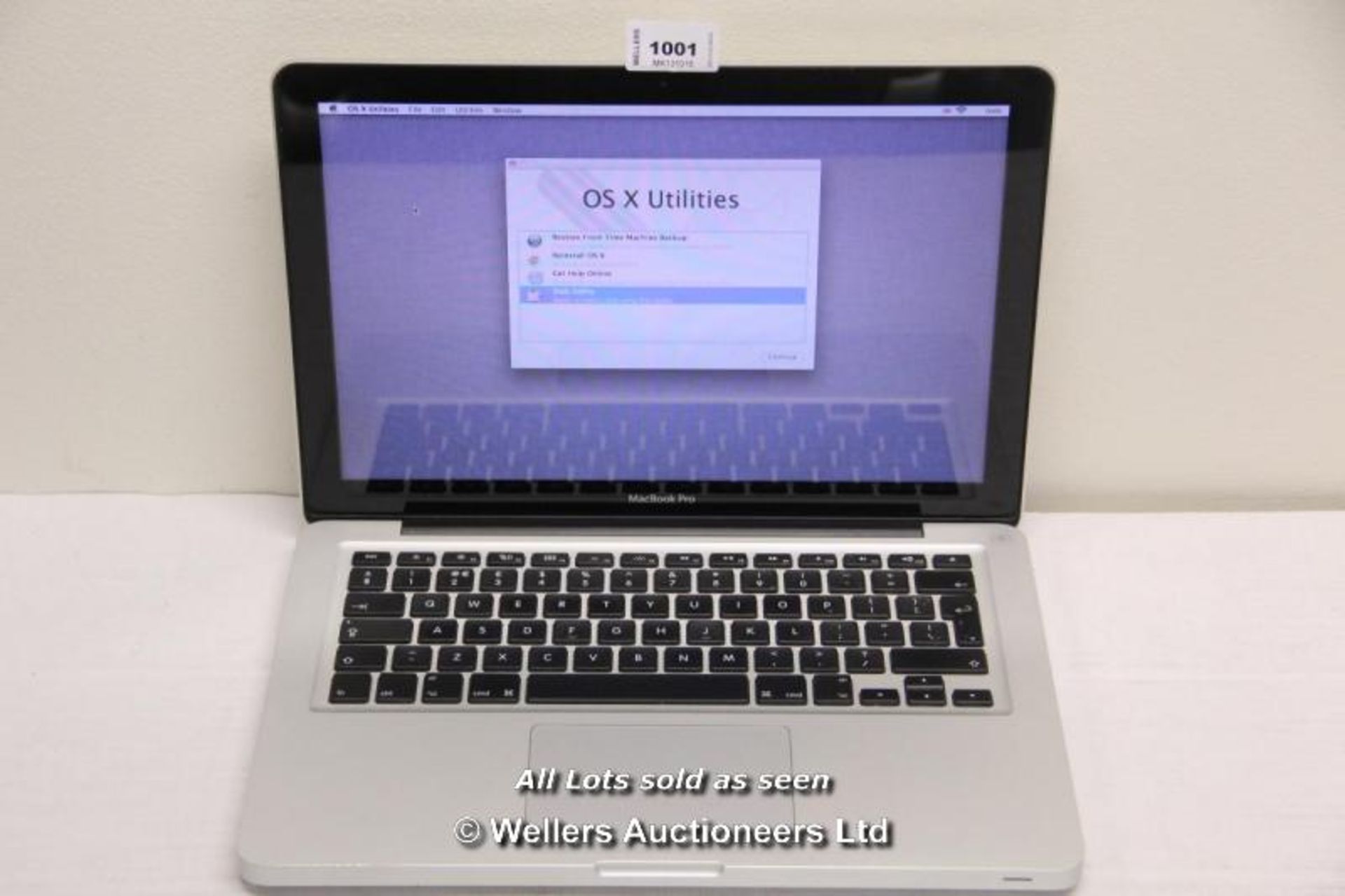 APPLE MACBOOK PRO 13" (MID 2012) MODEL A1278 / NO OPERATING SYSTEM / NO HARD DRIVE / INTEL CORE I5 - Image 2 of 5