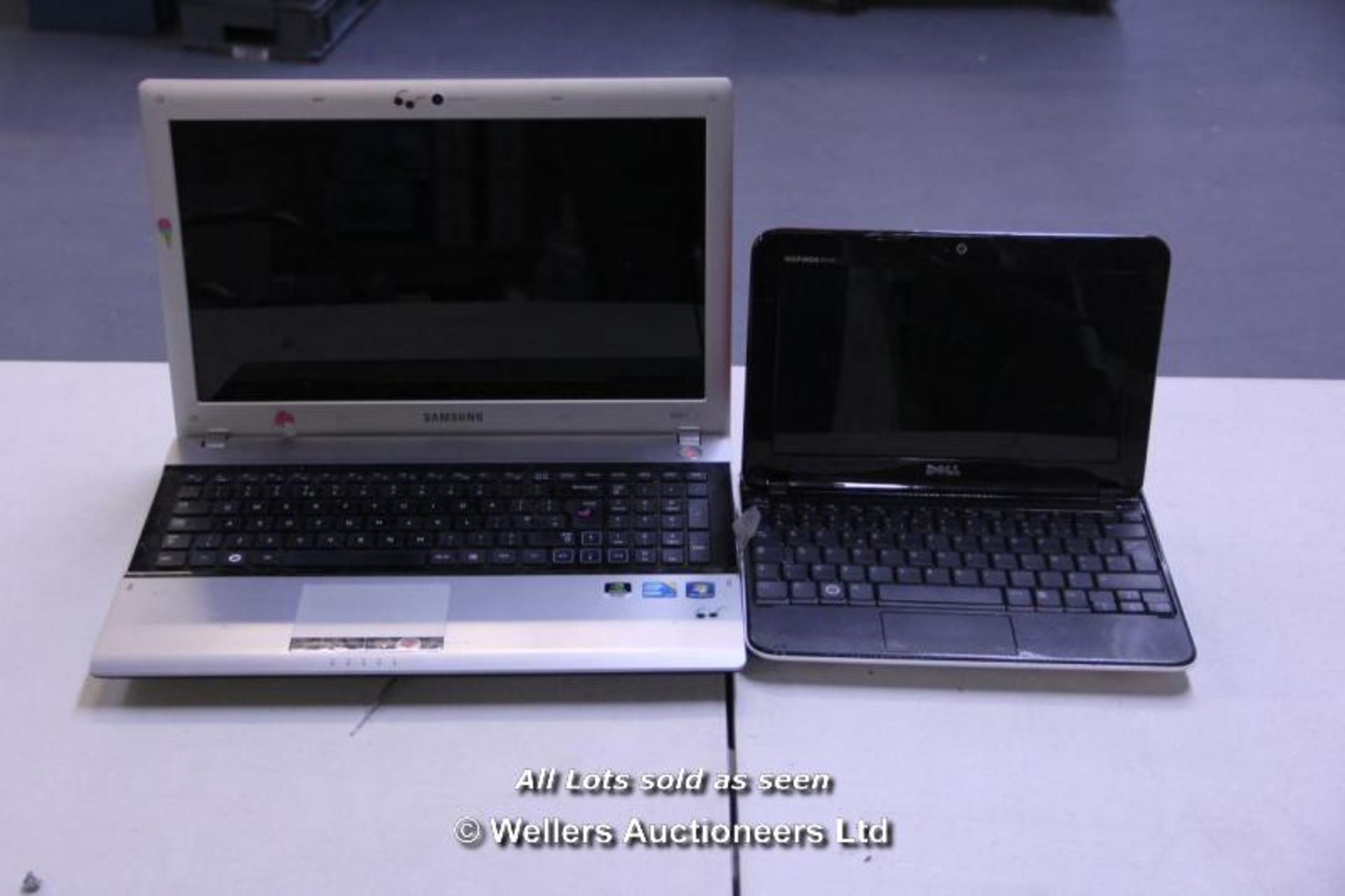 10 X SALVAGE AND UNTESTED LAPTOPS / 4 INCLUDING HARD DRIVES AND 6 WITHOUT HARD DRIVES / SOME UNITS - Image 5 of 13