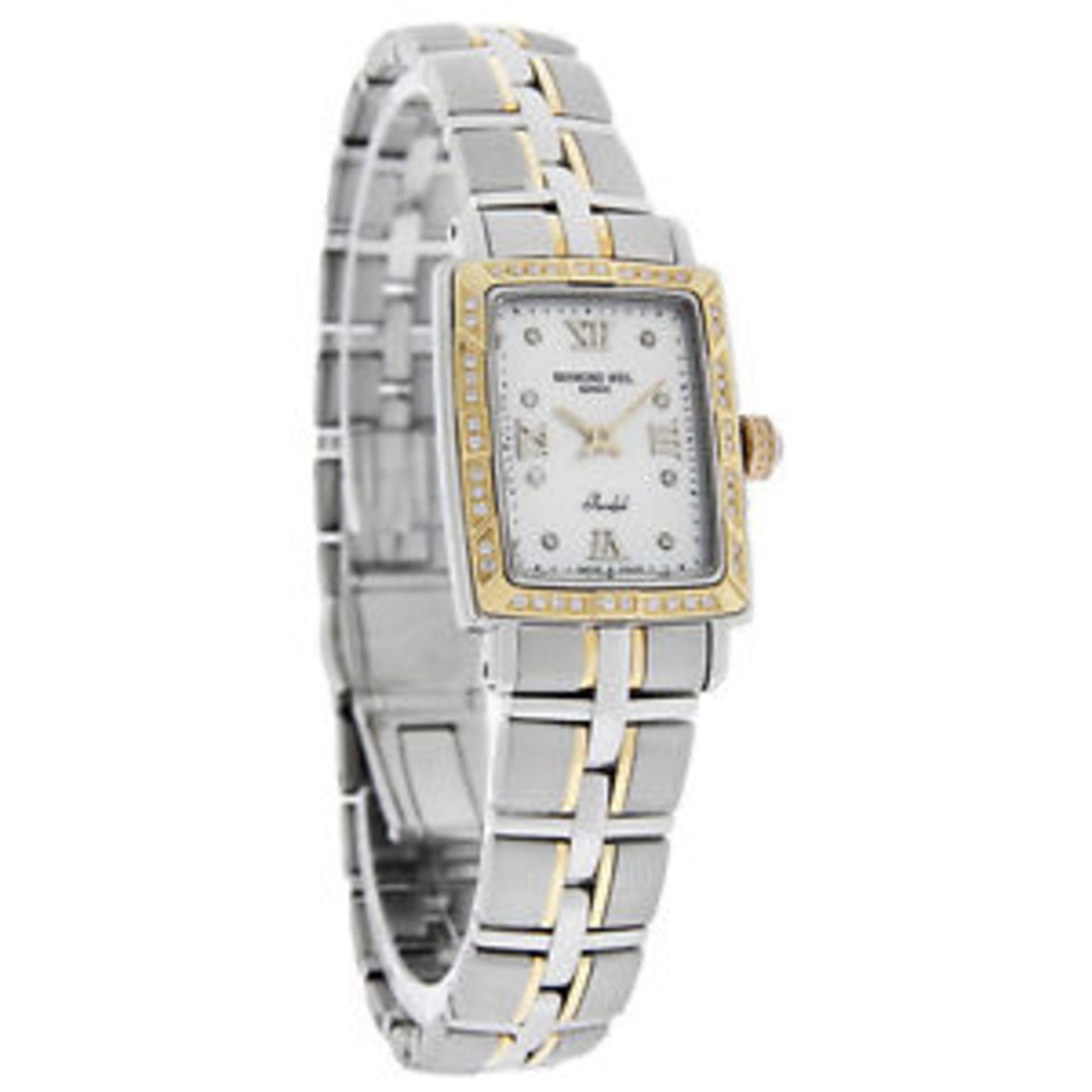 RAYMOND WEIL 9740-STS-00995 LADIES SQUARE DIAL BRACELET WATCH.  / GRADE: RETURNS / BOXED (DC2) [ - Image 2 of 10