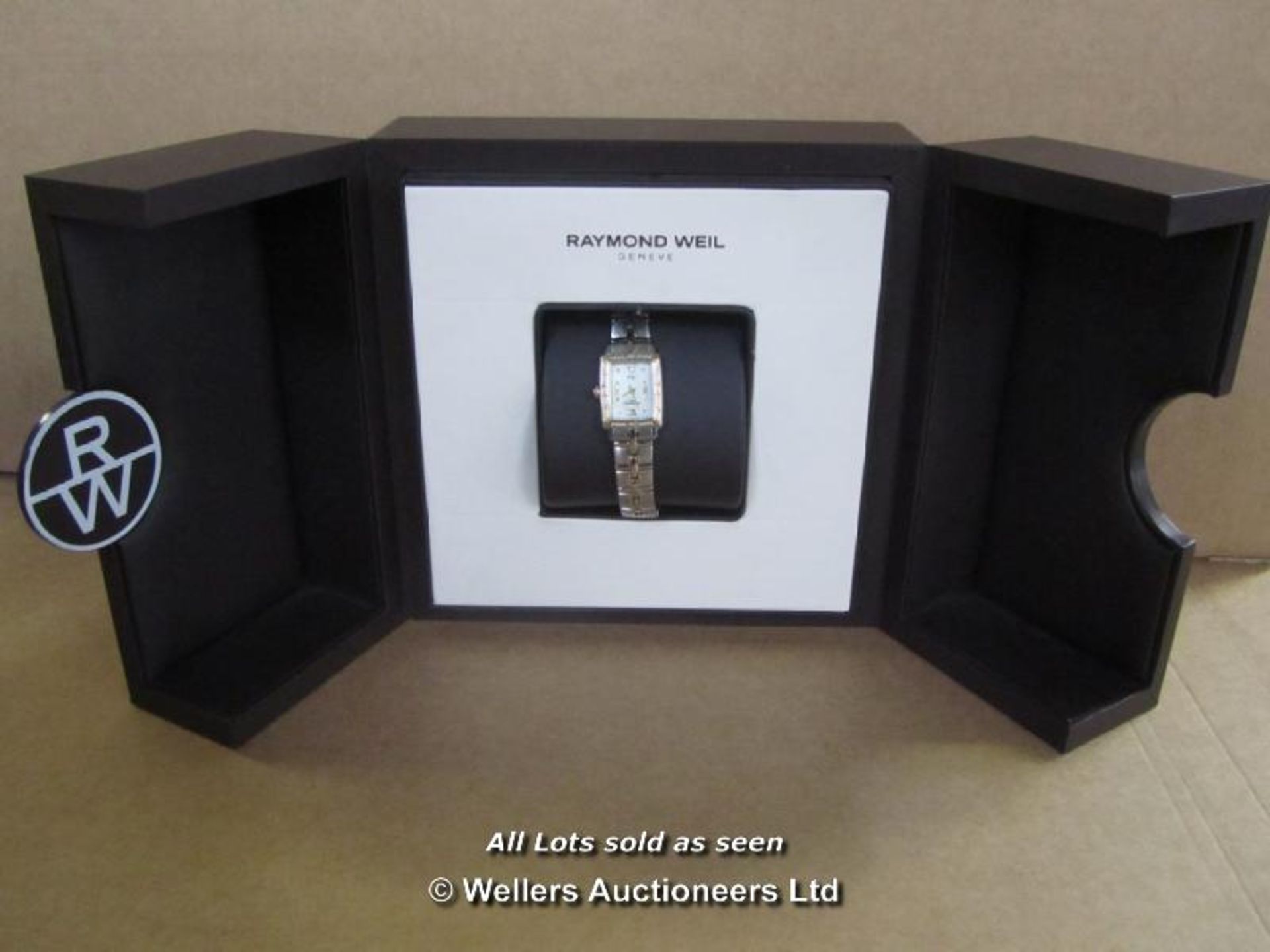 RAYMOND WEIL 9740-STS-00995 LADIES SQUARE DIAL BRACELET WATCH.  / GRADE: RETURNS / BOXED (DC2) [ - Image 3 of 10