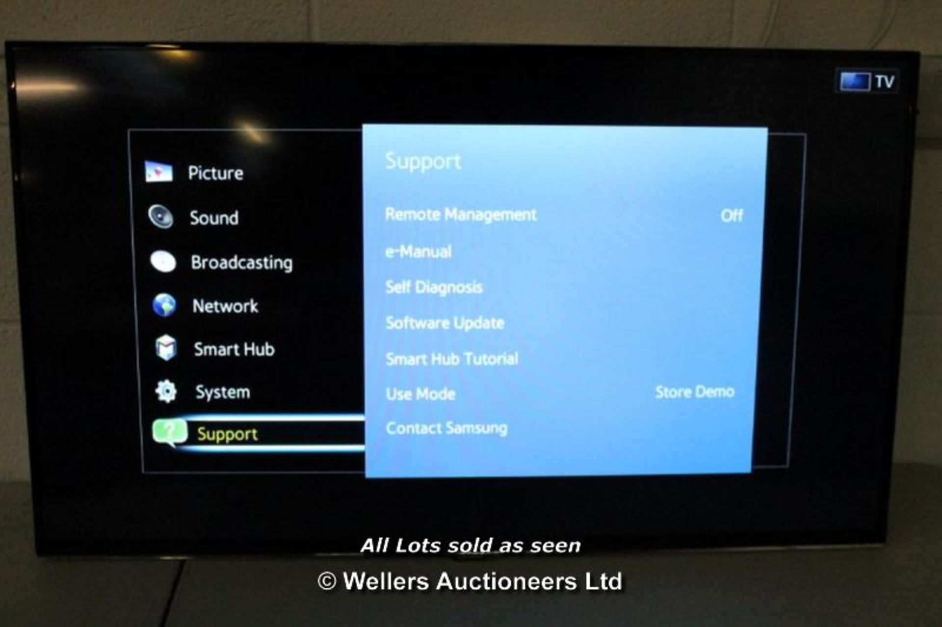 SAMSUNG UE40H5500 40" SMART HD LED TV - WITH REMOTE, STAND & MAINS LEAD / GRADE: REFURBISHED ( - Image 2 of 3