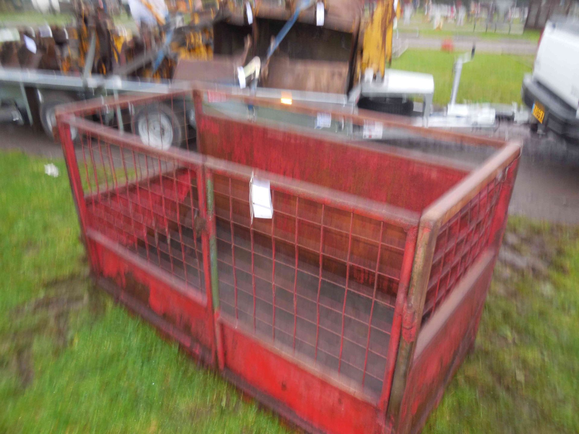 Tractor transport box