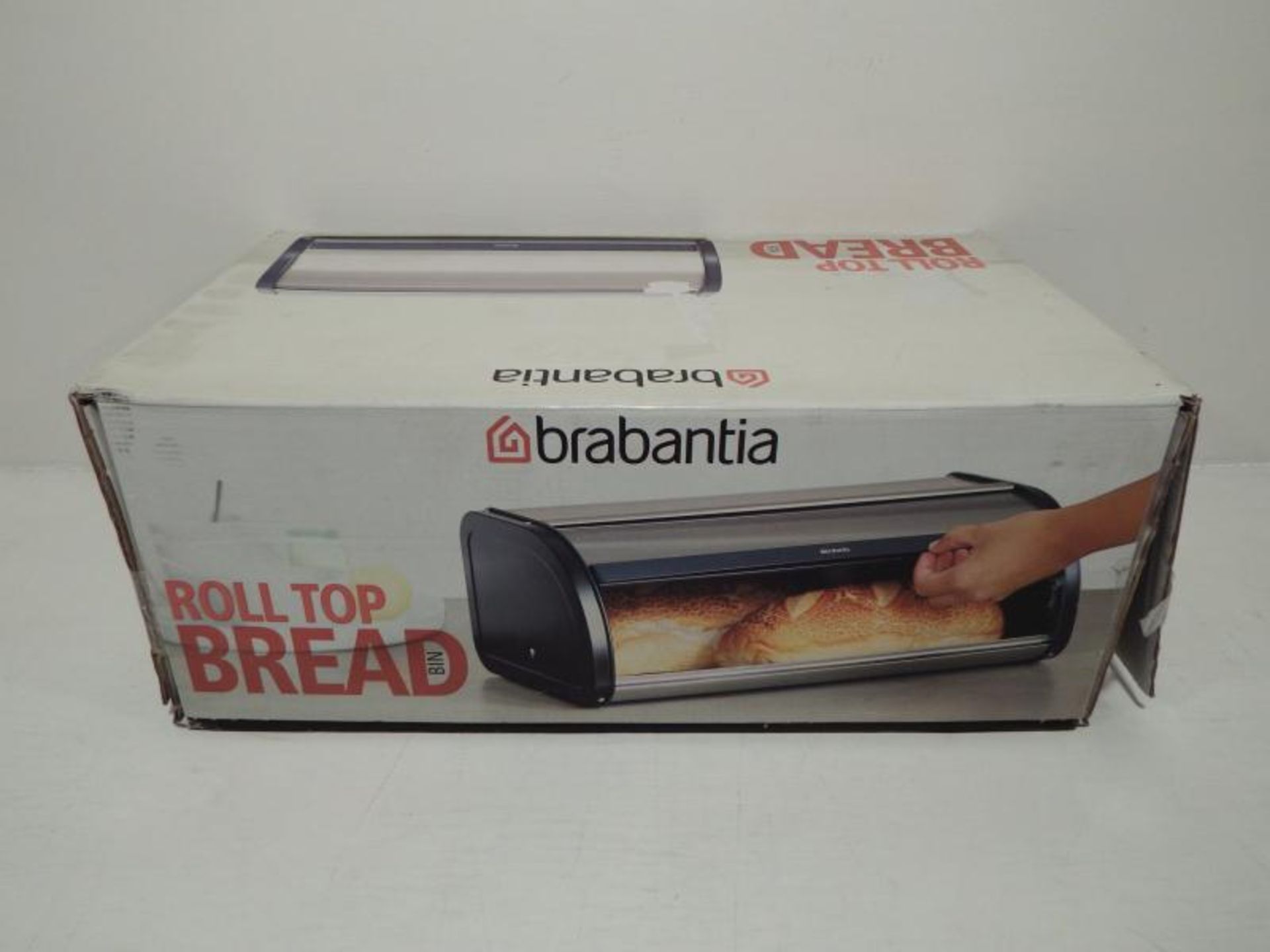 Grade A Brabantia BR380327 Roll Top Bread Bin in Almond