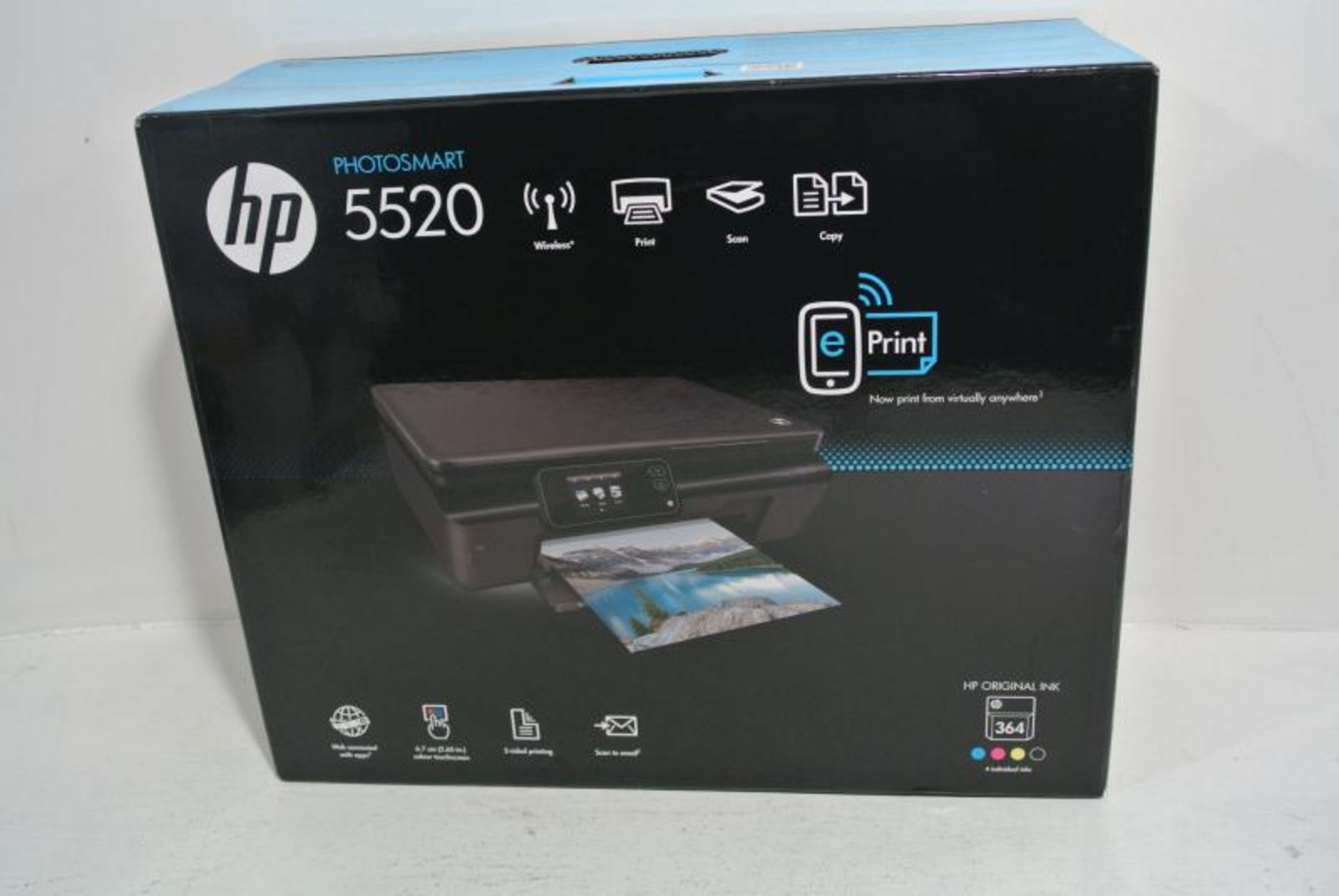 Grade A HP 5520 Wireless All-in-one Colour Inkjet Printer - Tesco