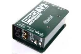 1 x Radial ProAV2 Stereo Multimedia DI Box - CL030 - Location Altrincham WA14 - RRP £180!