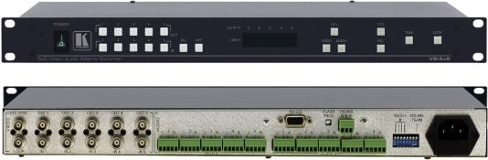 1 x Kramer VS-5X5 Composite Video & Balanced Stereo Audio Matrix Switcher - High Performance