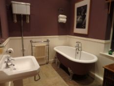 Includes Heavy Acrylic Slipper style bath and telephone style mixer  fittings (as per photo) 170 x
