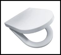 20 x Vogue Cosmos Modern White Soft Close Toilet Seats and Cover Top Fixing - Brand New Boxed