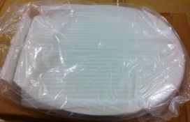 50 x Deluxe Soft Close White Toilet Seats - Brand New Boxed Stock - CL034 - Ideal For Resale - Vogue
