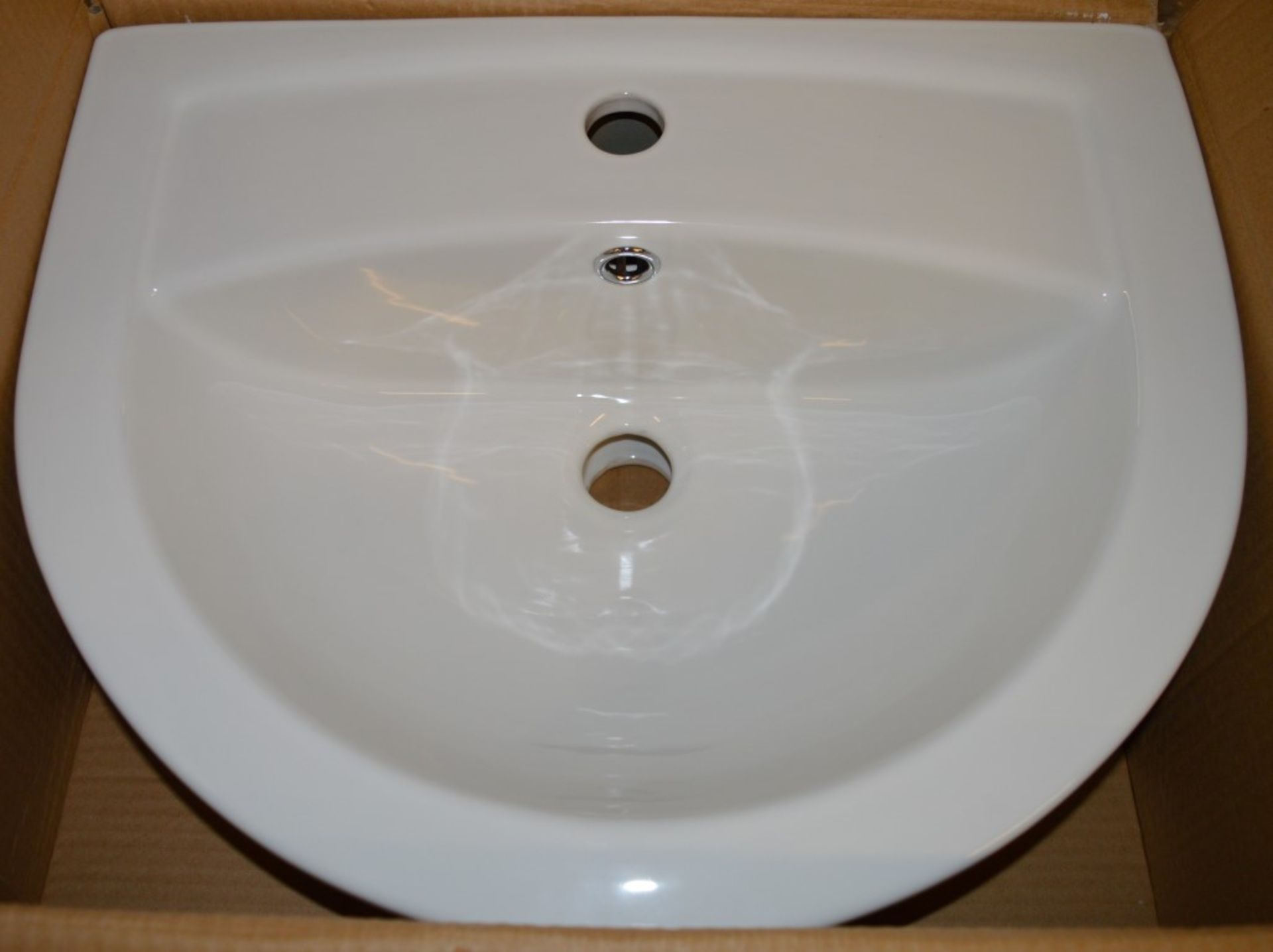 10 x Vogue Zoe Sink Basin & Toilet Sets - 1th 500mm Sink Basin With Full Pedestal and Back to Wall - Image 8 of 8