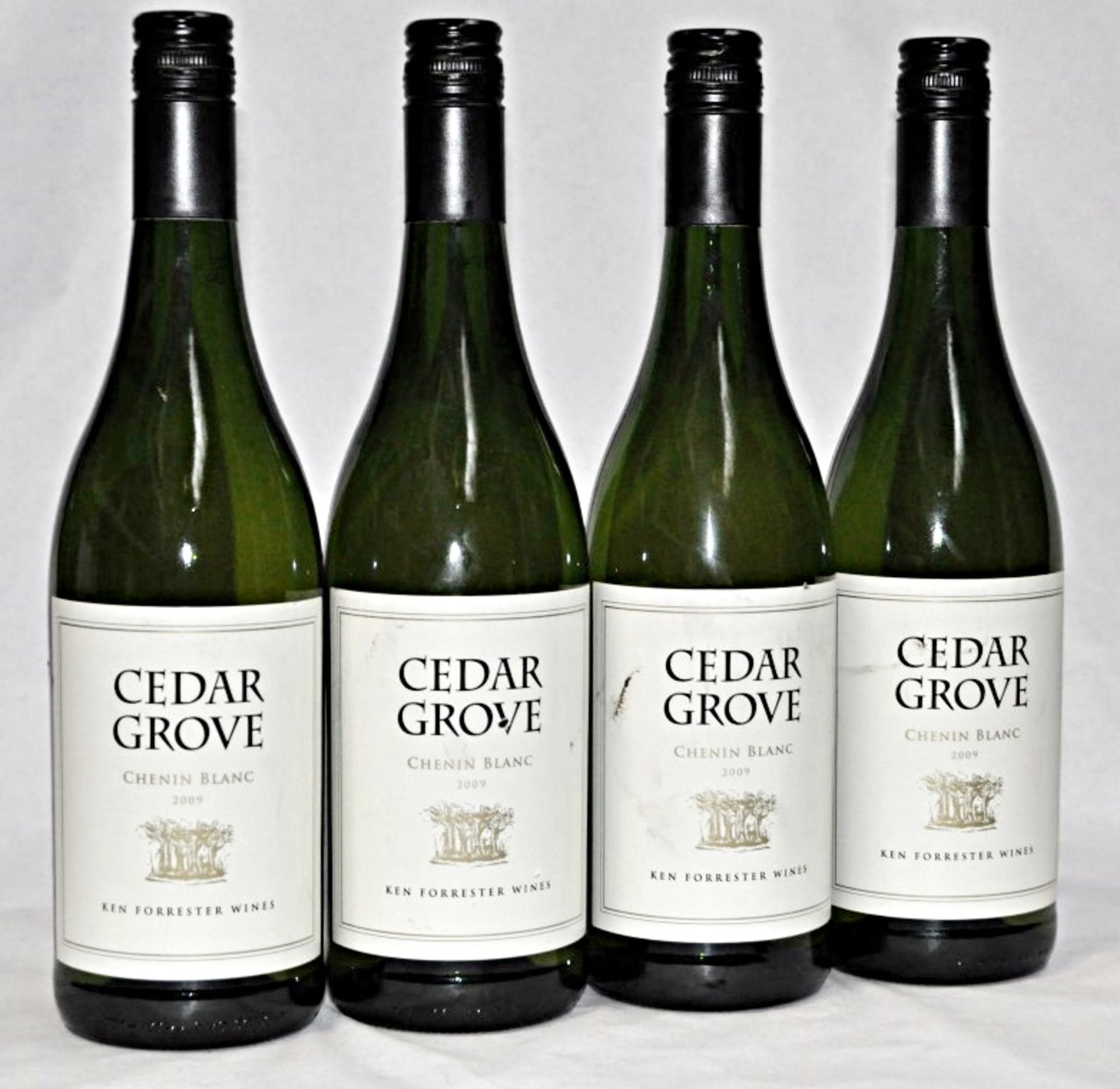 4 X 2013 Ken Forester Cedar Grove Chenin Blanc – 2009 – Bottle Size 75cl - Volume 13.5% - Ref