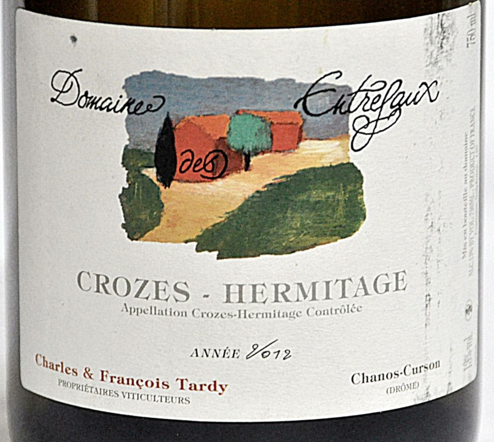 3 x Domaine Des Entrefaux Crozes-Hermitage Blanc - French Wine - 2012 - Bottle Sizes 75cl - Volume - Image 2 of 2