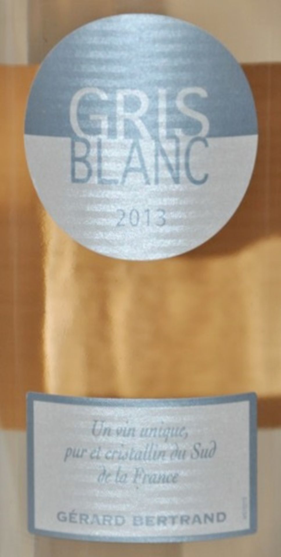 3 x 2013 Gerard Bertrand Gris Blanc, IGP Pays d'Oc, France – 2013 – Bottle Size 75cl - Volume - Image 3 of 4