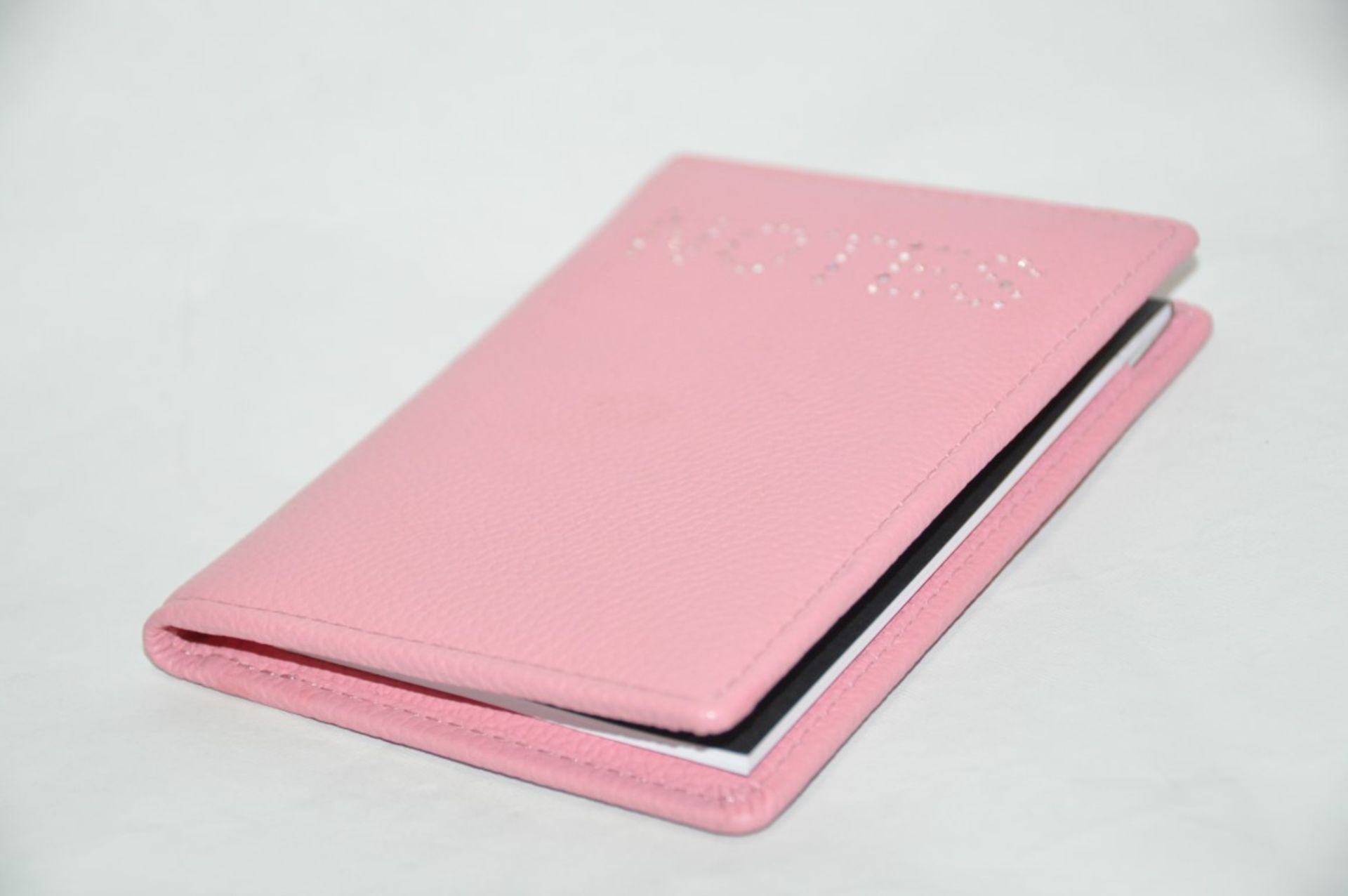 1 x Genuine Fine Leather Note Book With Swarovski Elements By ICE London - EGW-6011-PK - Fits - Image 7 of 7