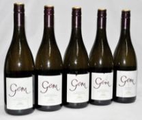 5 x Gem Pinot Gris Single Vineyard, Marlborough, New Zealand - 2006 – Bottle Size 75cl - Volume 13.