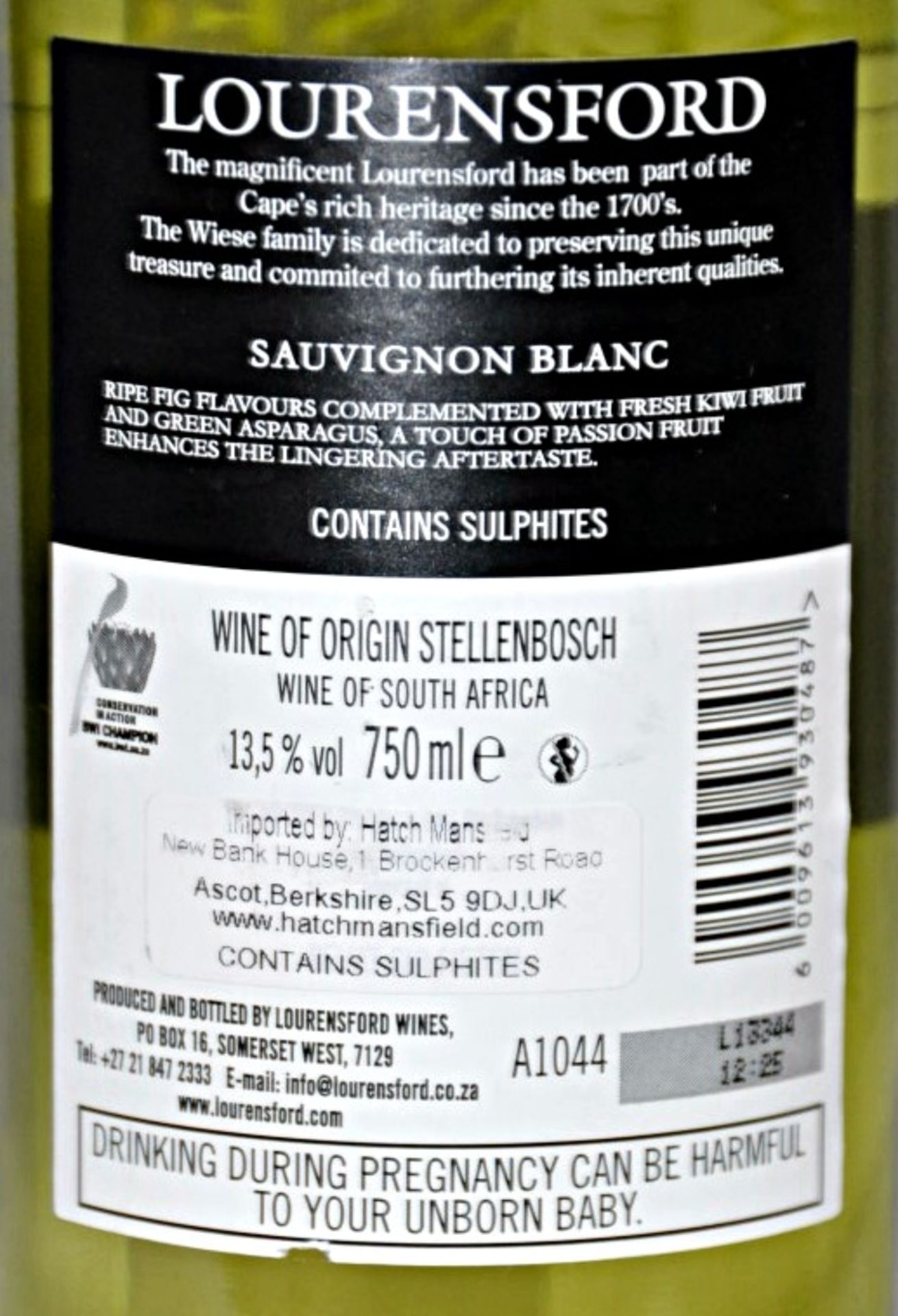 6 x Lourensford Sauvignon Blanc, Stellenbosch, South Africa – 2013 - Bottle Size 75cl - Volume 13.5% - Image 3 of 3